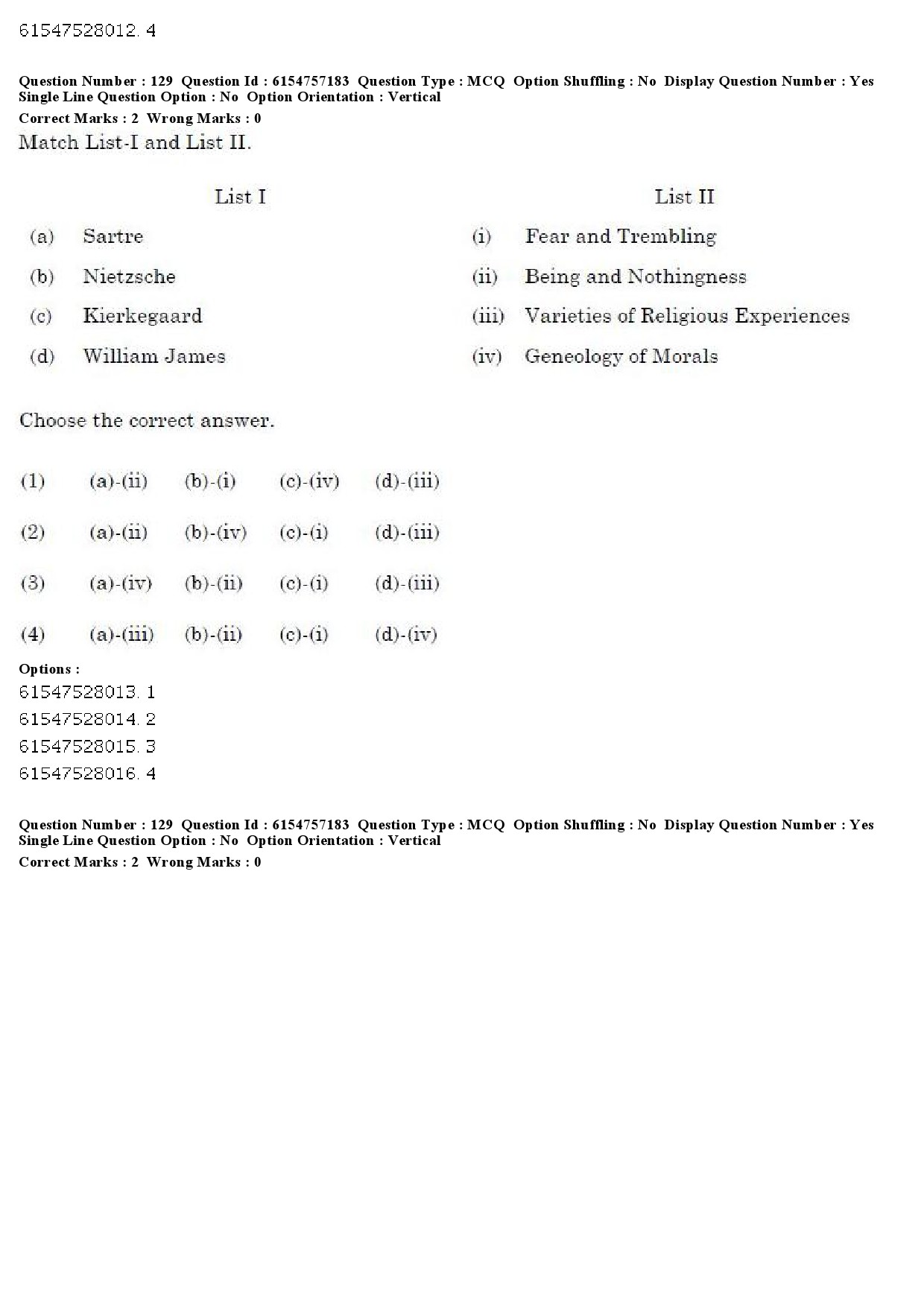 UGC NET Philosophy Question Paper December 2019 121