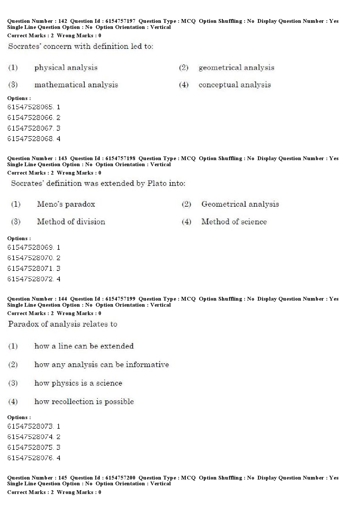 UGC NET Philosophy Question Paper December 2019 131