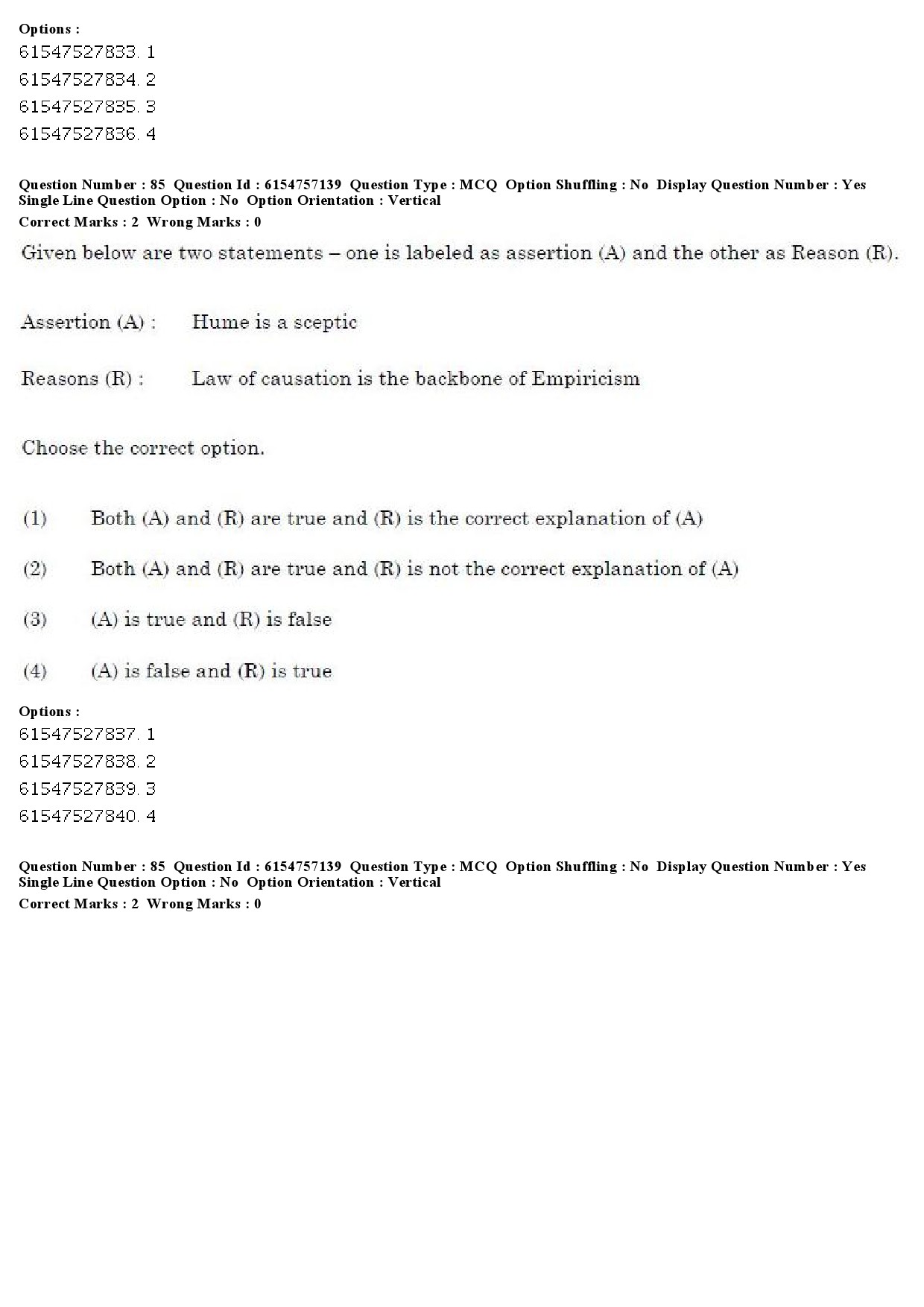 UGC NET Philosophy Question Paper December 2019 83