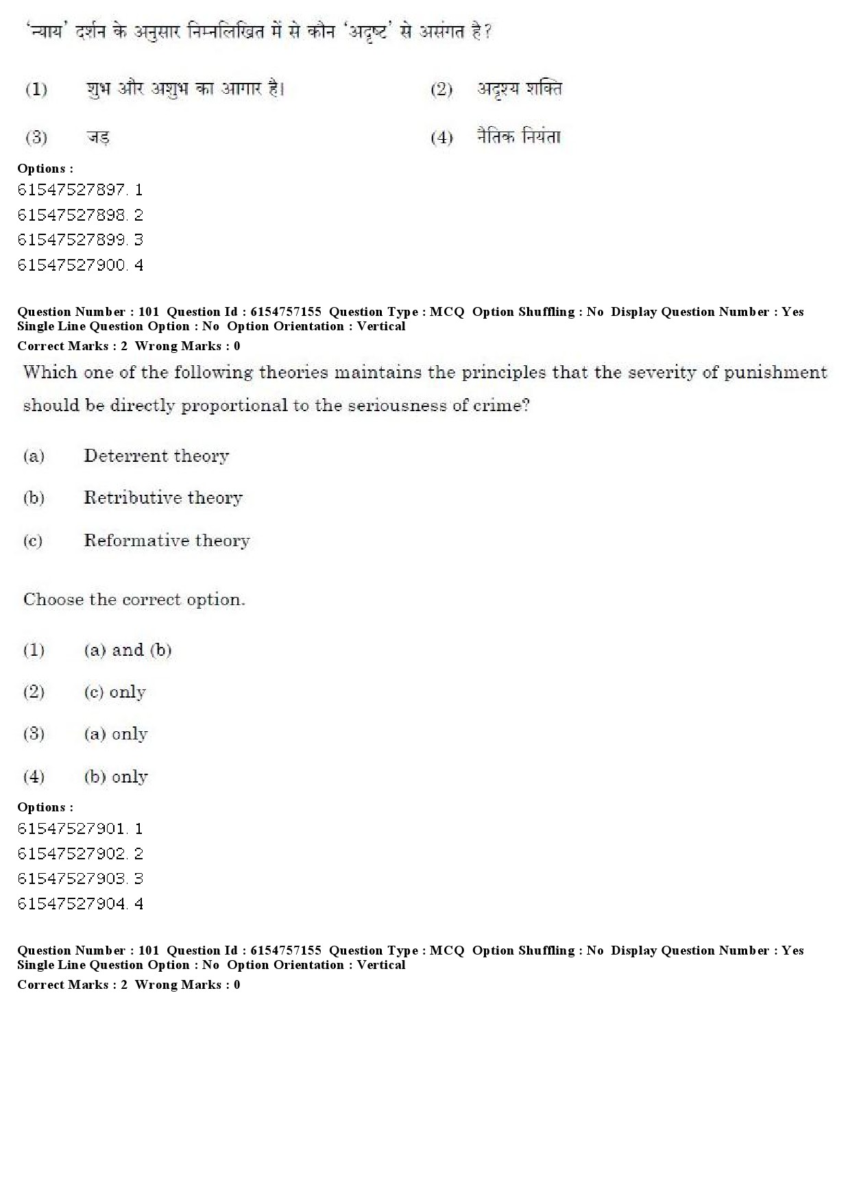 UGC NET Philosophy Question Paper December 2019 97