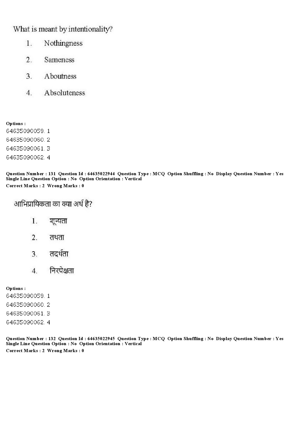 UGC NET Philosophy Question Paper June 2019 129