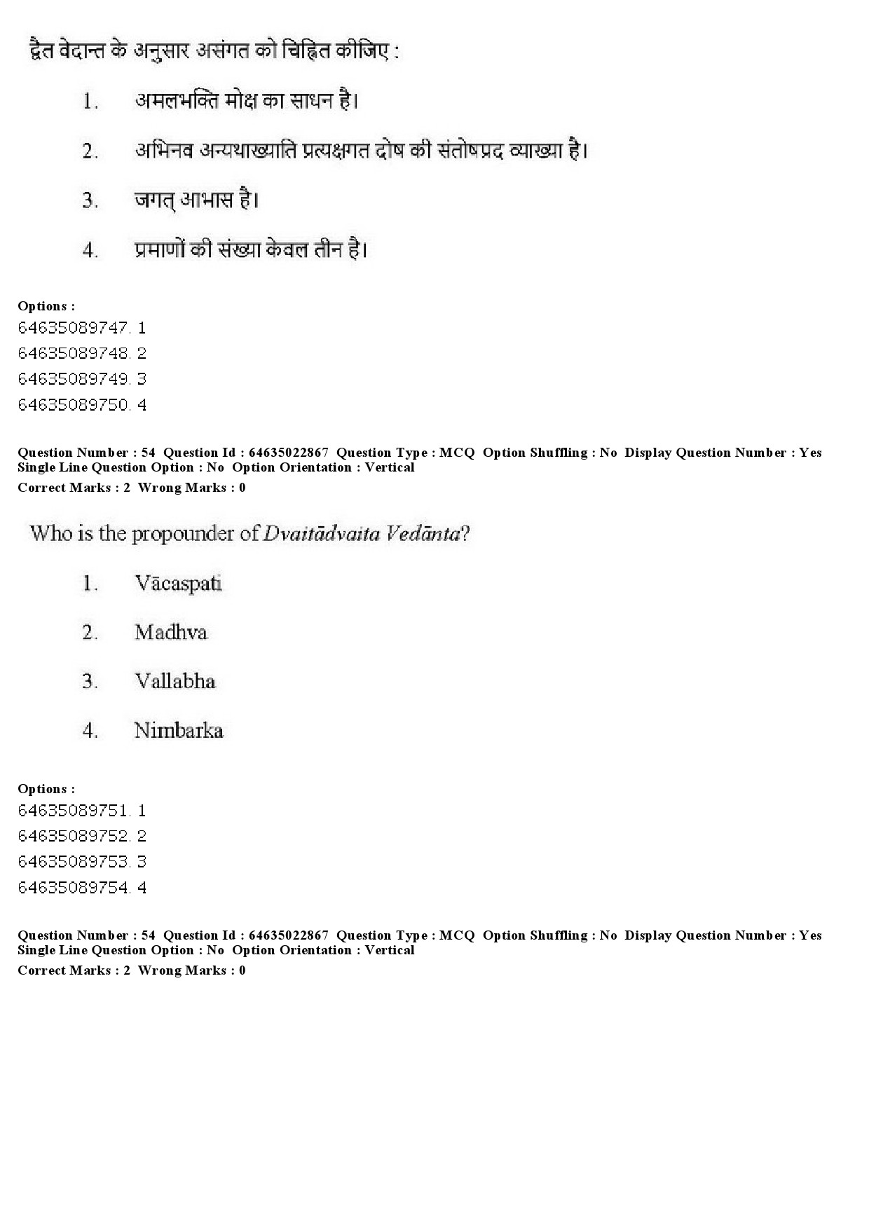 UGC NET Philosophy Question Paper June 2019 43