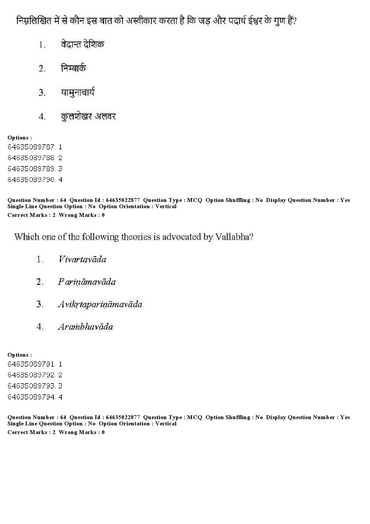 UGC NET Philosophy Question Paper June 2019 53