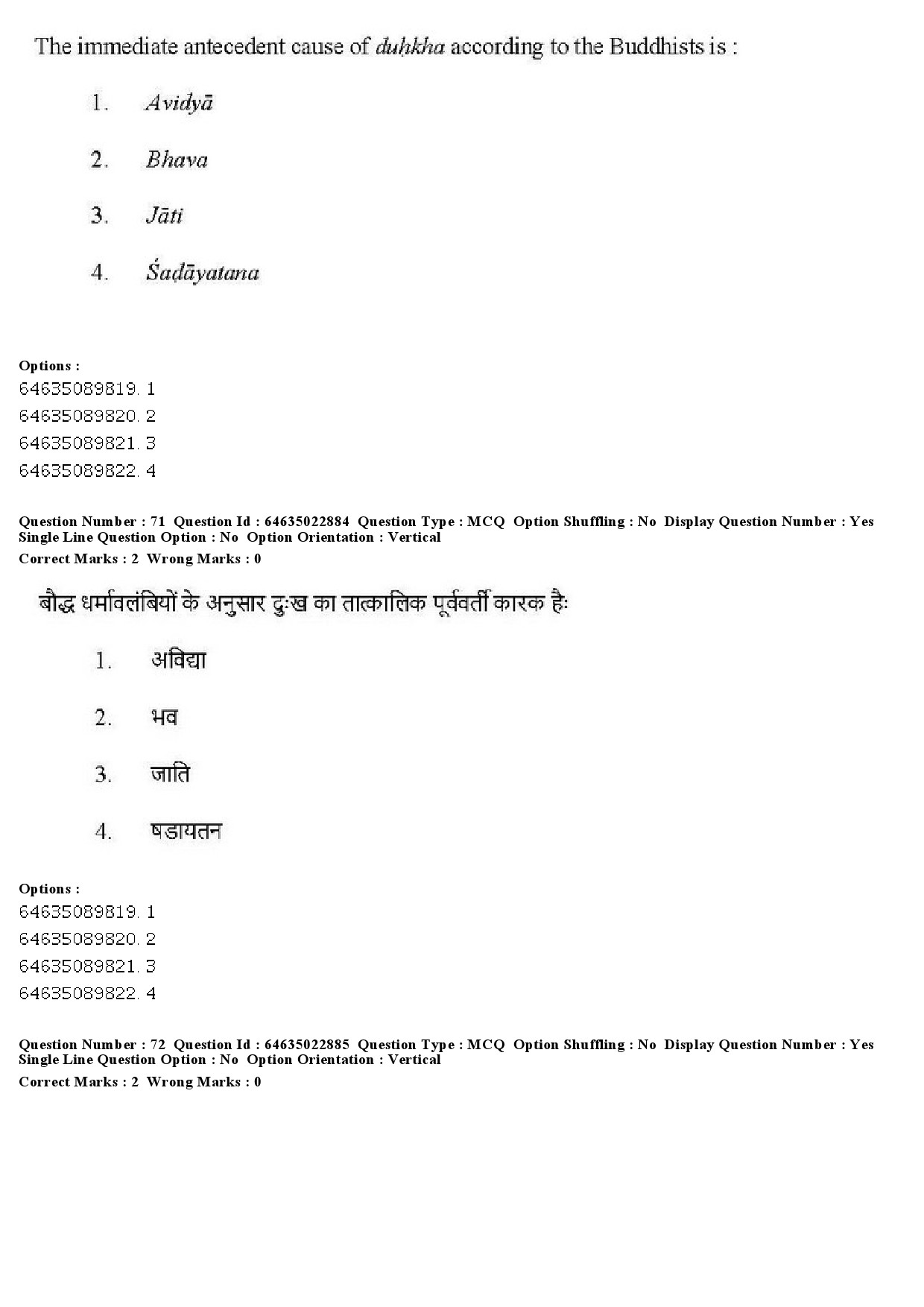 UGC NET Philosophy Question Paper June 2019 61