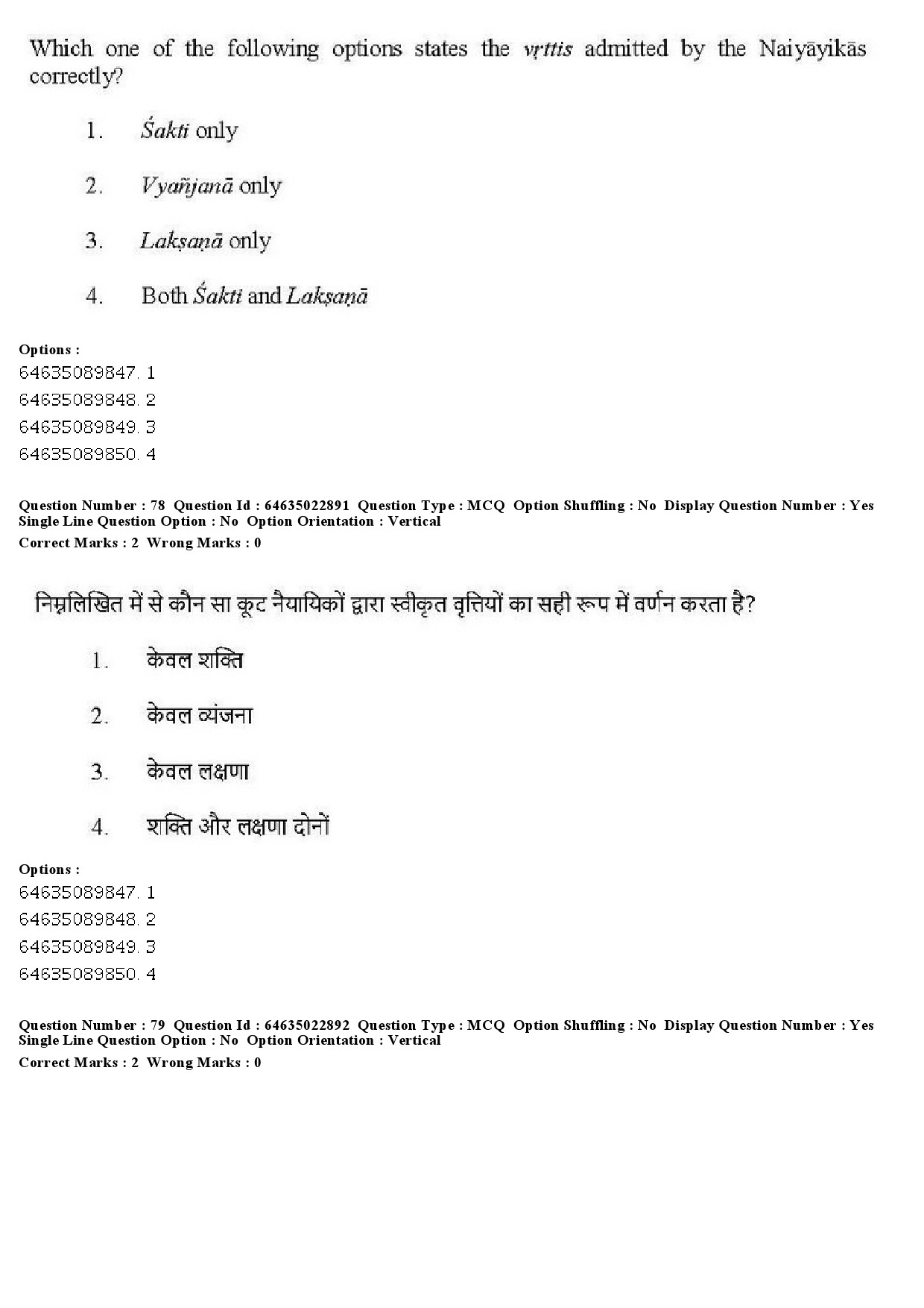 UGC NET Philosophy Question Paper June 2019 68