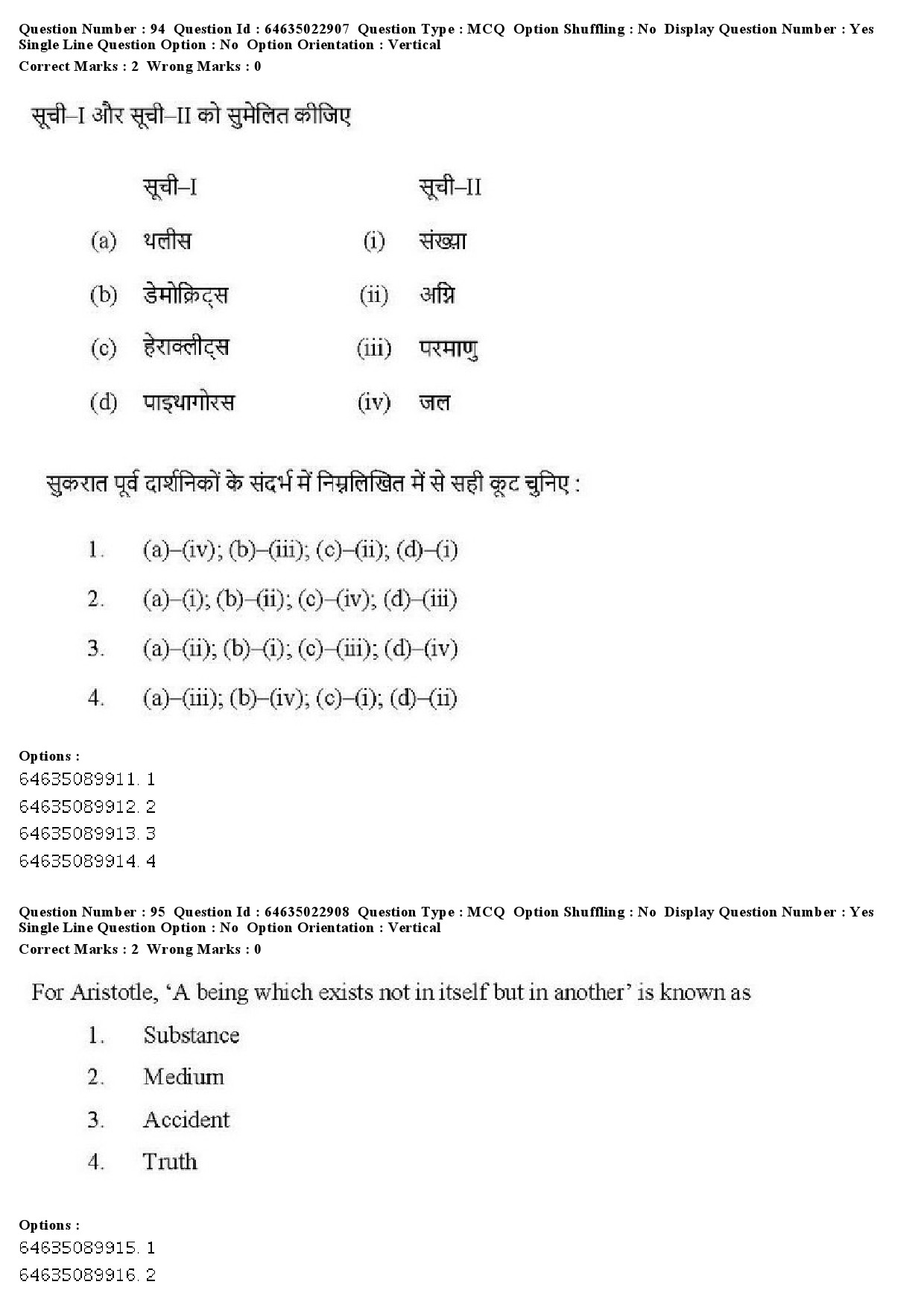 UGC NET Philosophy Question Paper June 2019 88