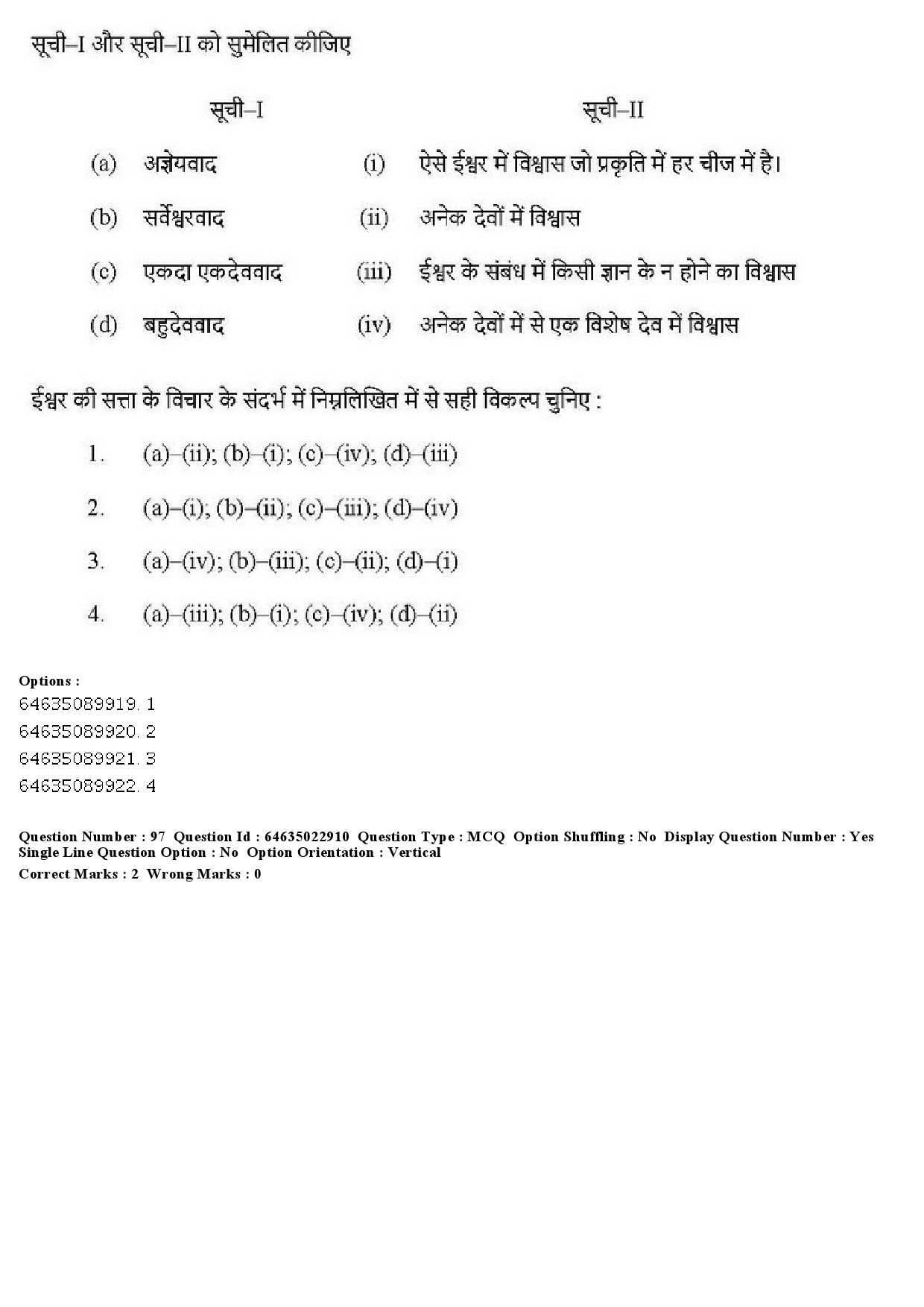 UGC NET Philosophy Question Paper June 2019 91