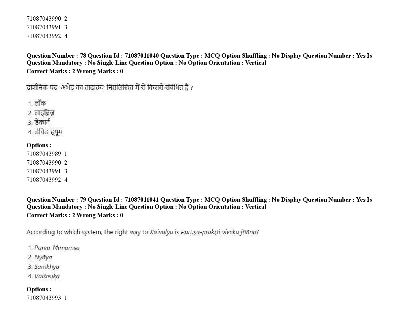 UGC NET Philosophy Question Paper September 2020 108