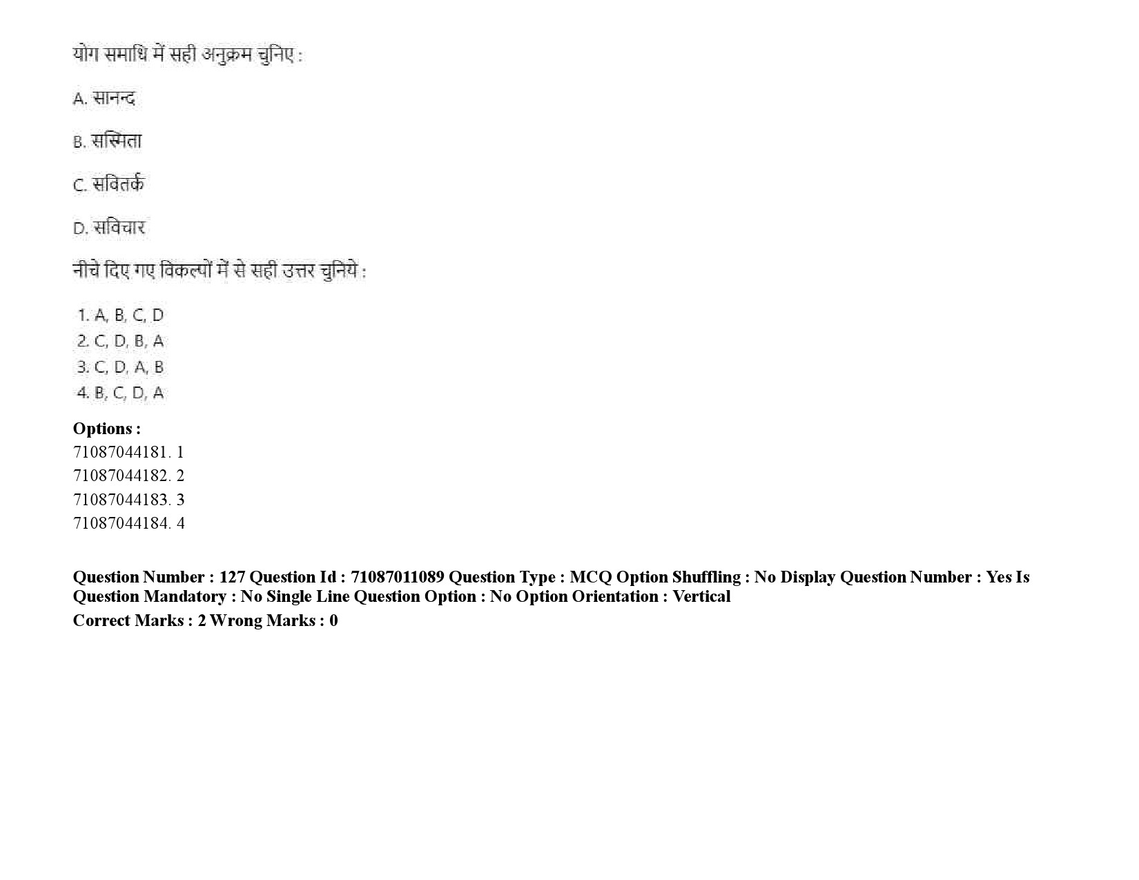 UGC NET Philosophy Question Paper September 2020 185