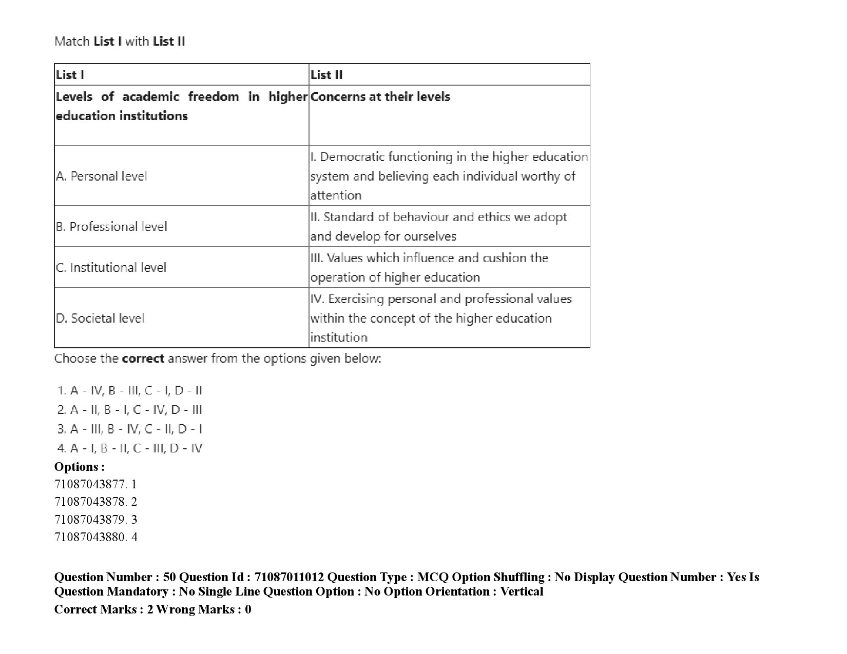 UGC NET Philosophy Question Paper September 2020 76