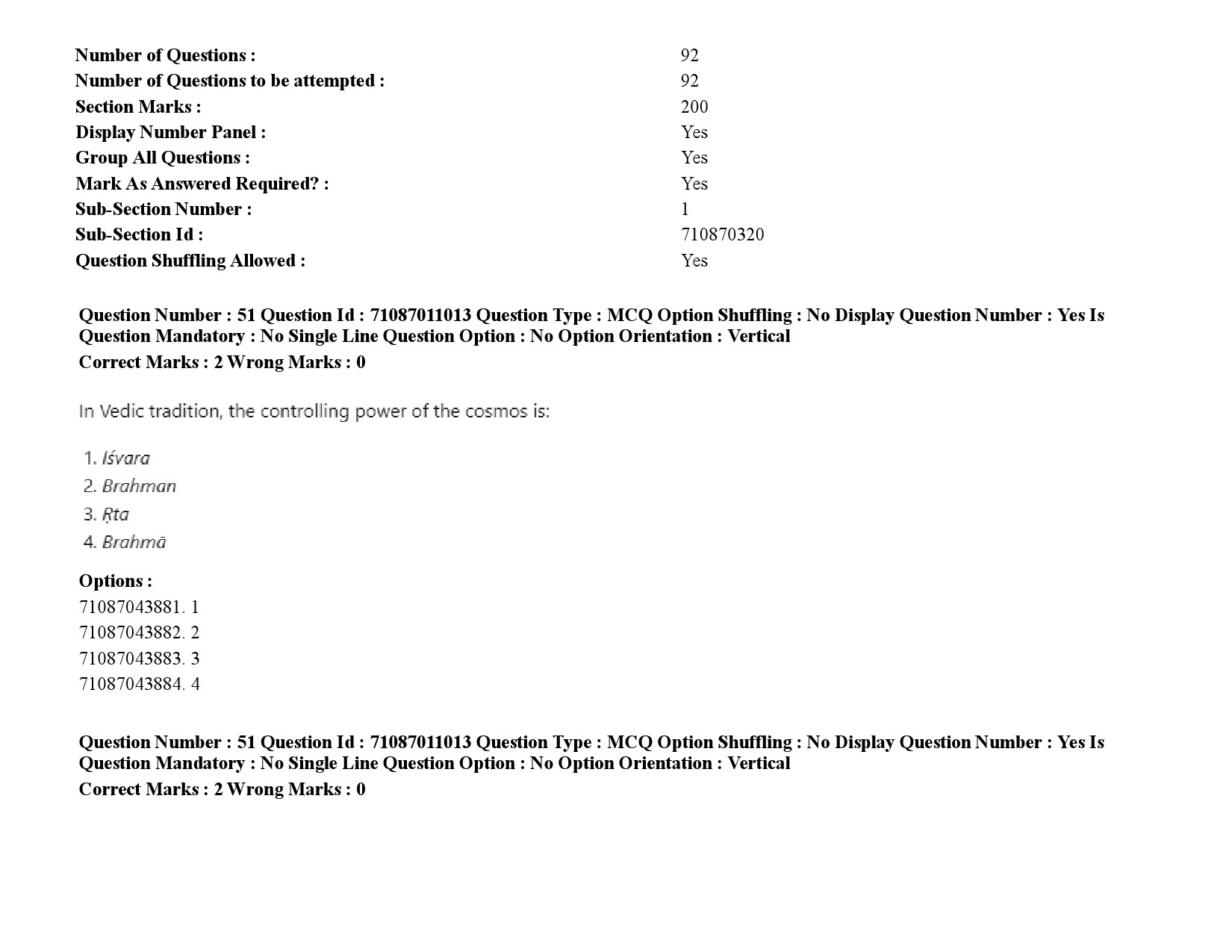 UGC NET Philosophy Question Paper September 2020 78