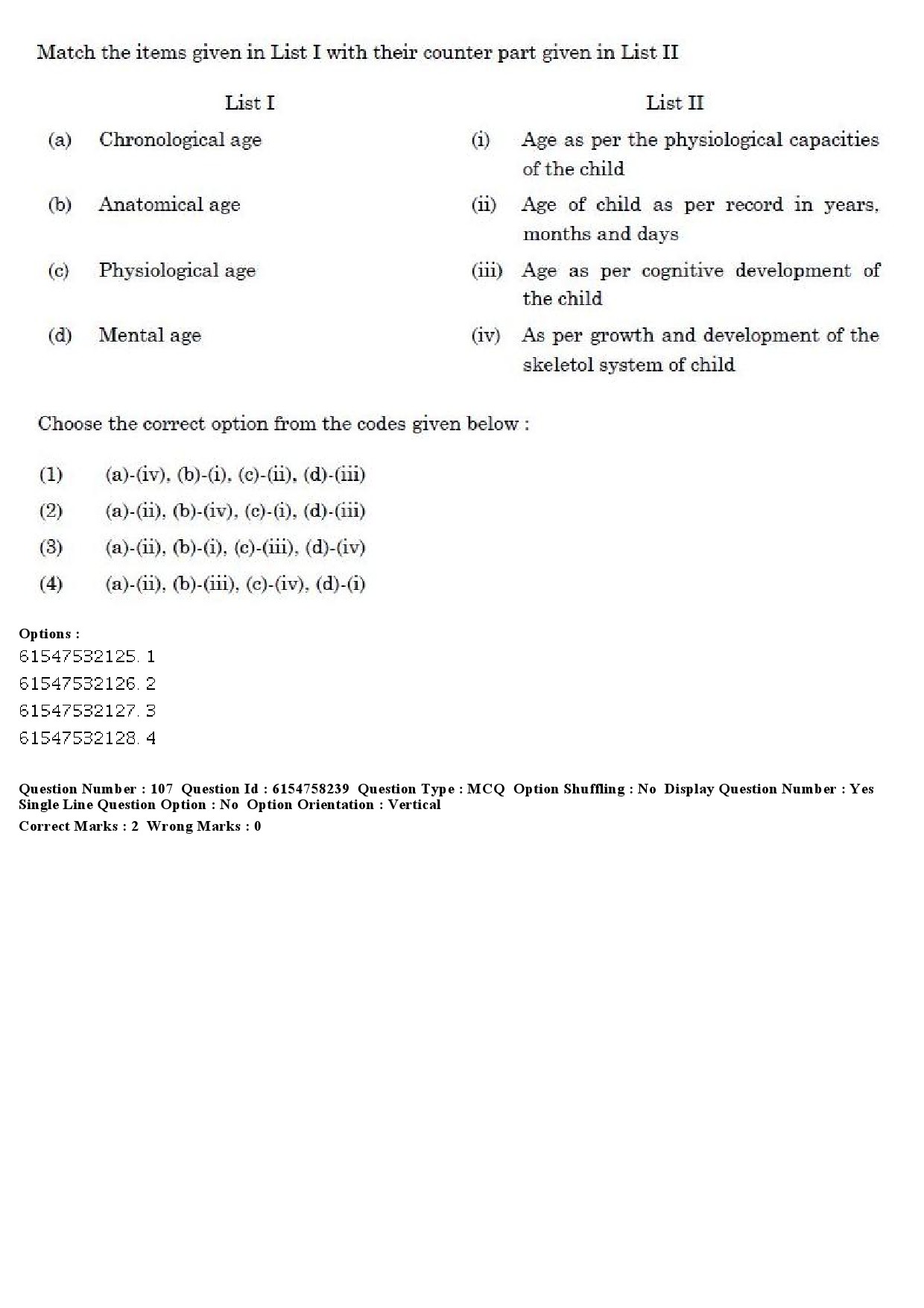 UGC NET Physical Education Question Paper December 2019 111