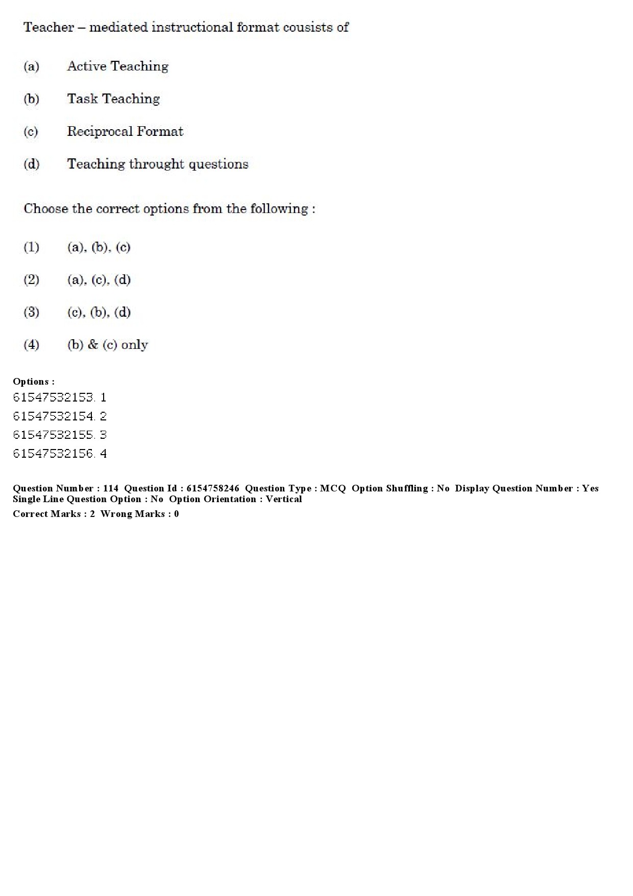 UGC NET Physical Education Question Paper December 2019 125