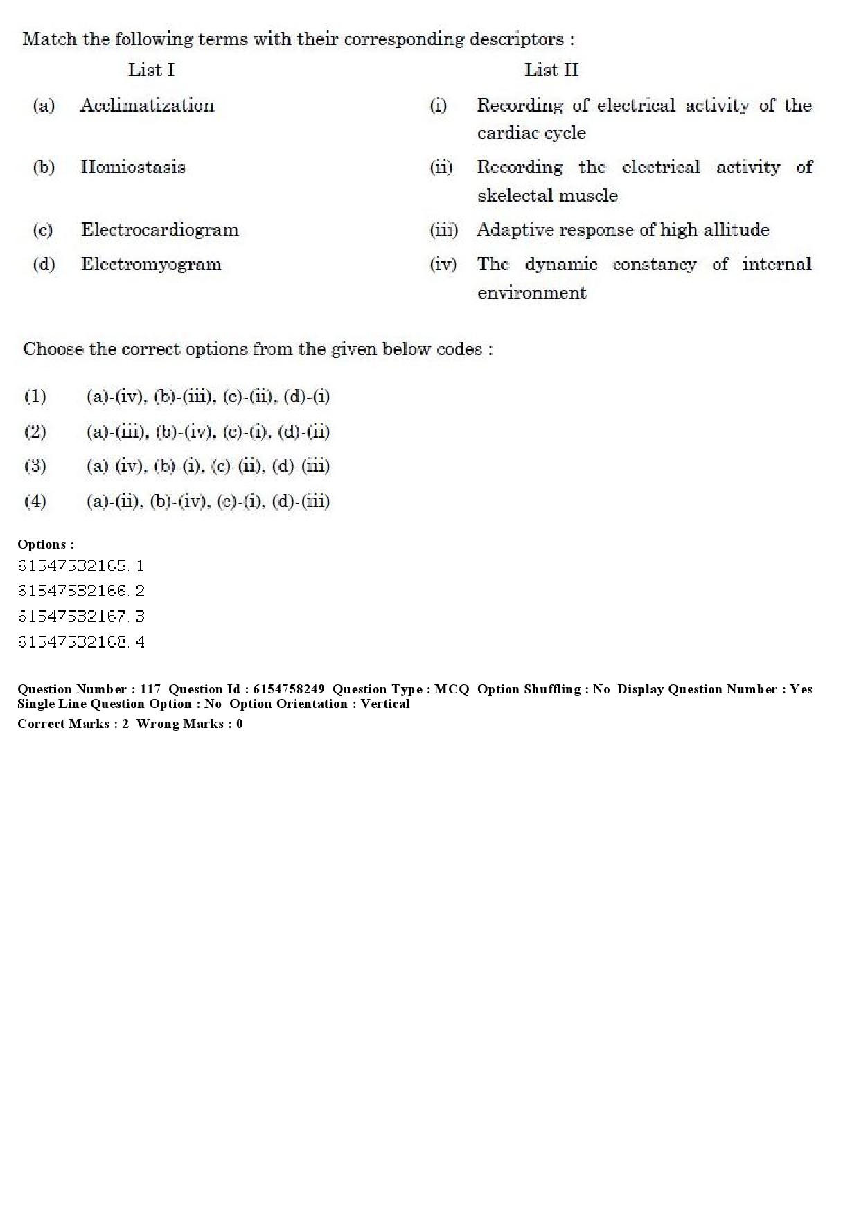 UGC NET Physical Education Question Paper December 2019 131