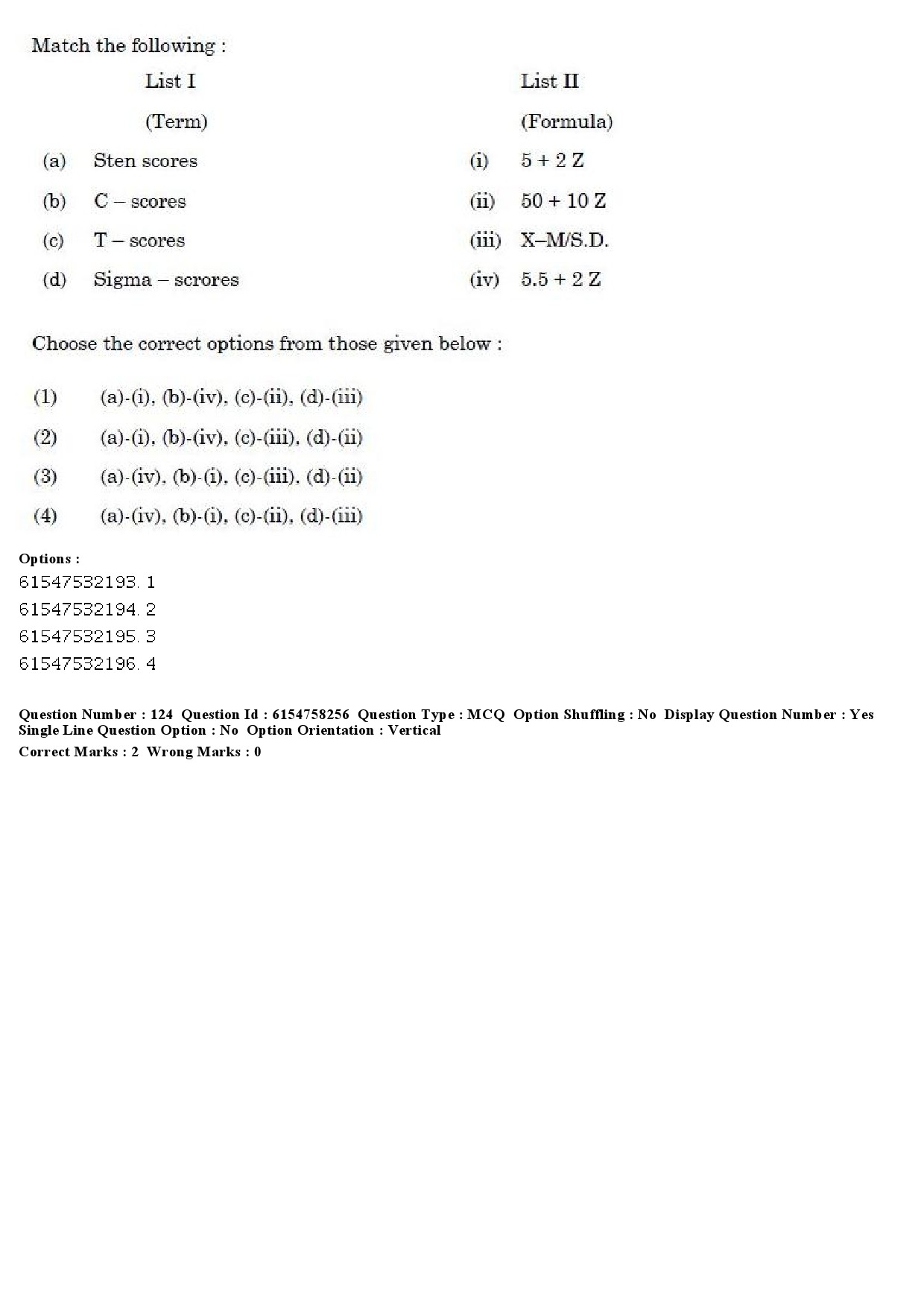 UGC NET Physical Education Question Paper December 2019 145