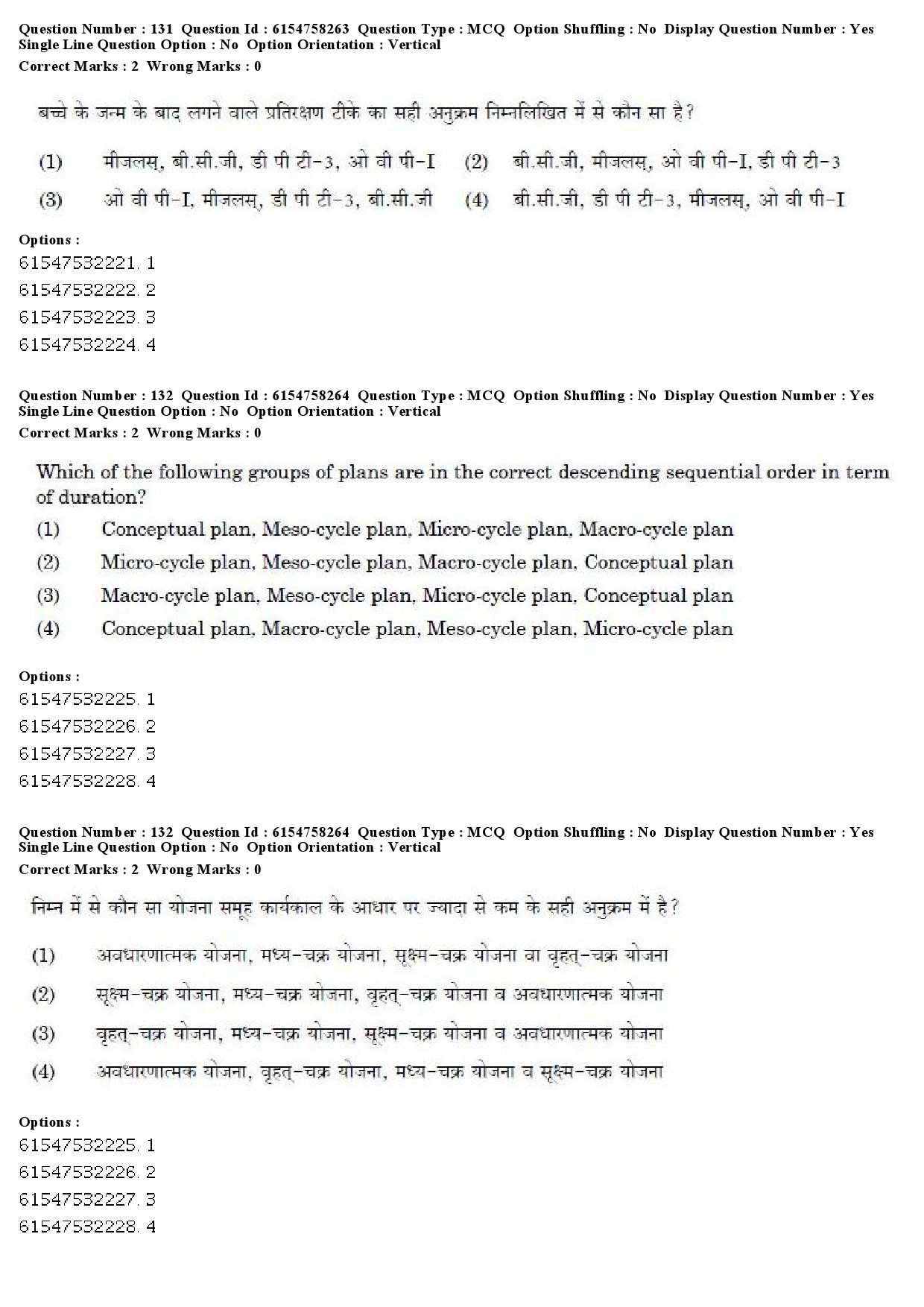 UGC NET Physical Education Question Paper December 2019 153