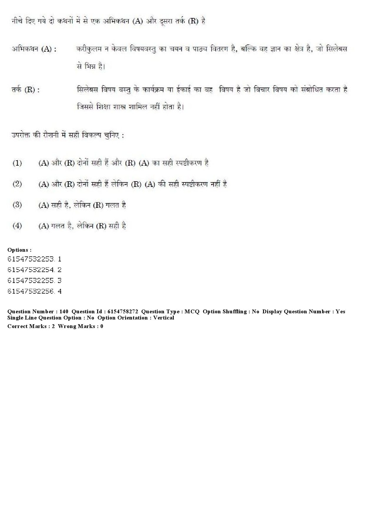 UGC NET Physical Education Question Paper December 2019 162