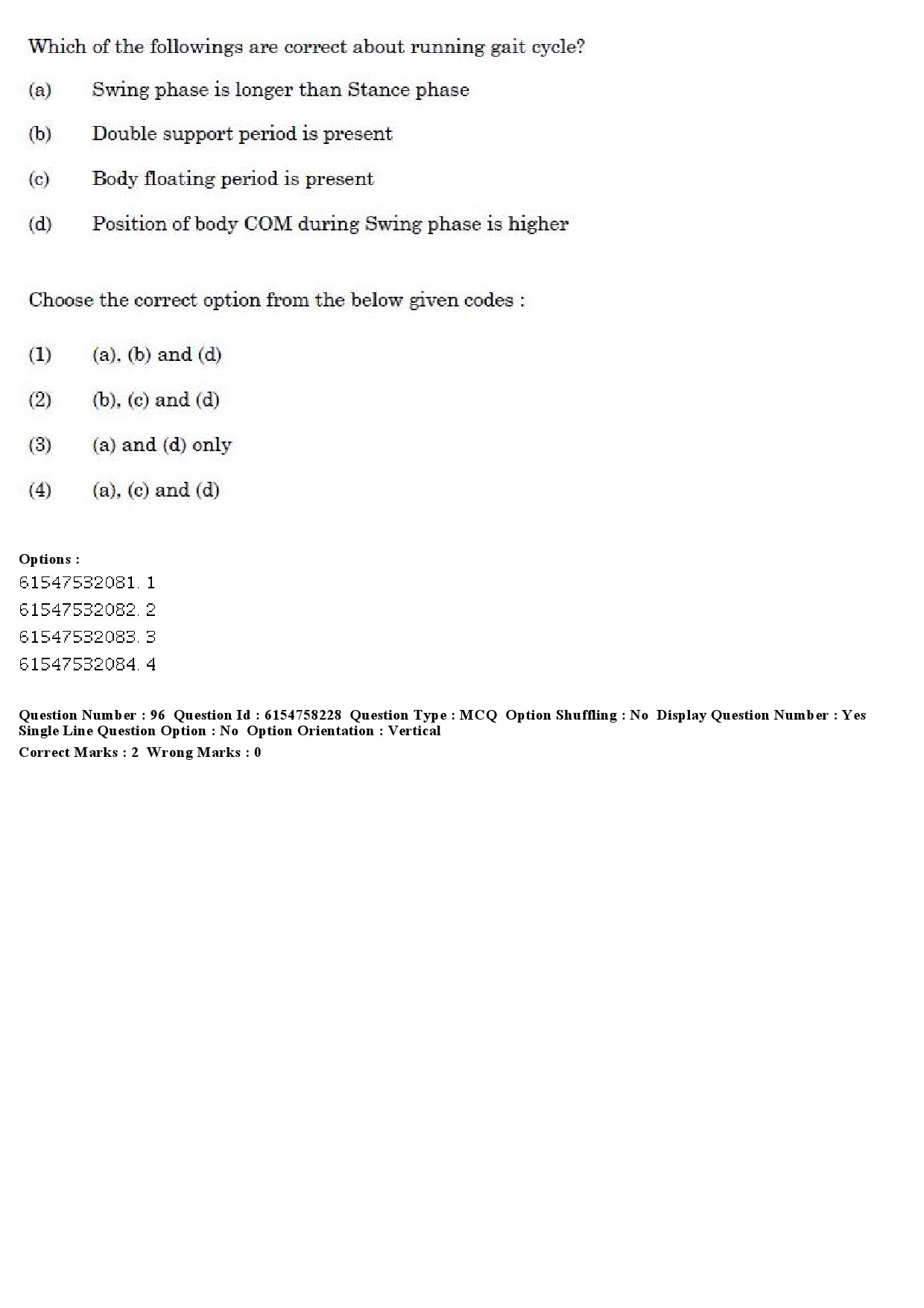 UGC NET Physical Education Question Paper December 2019 89