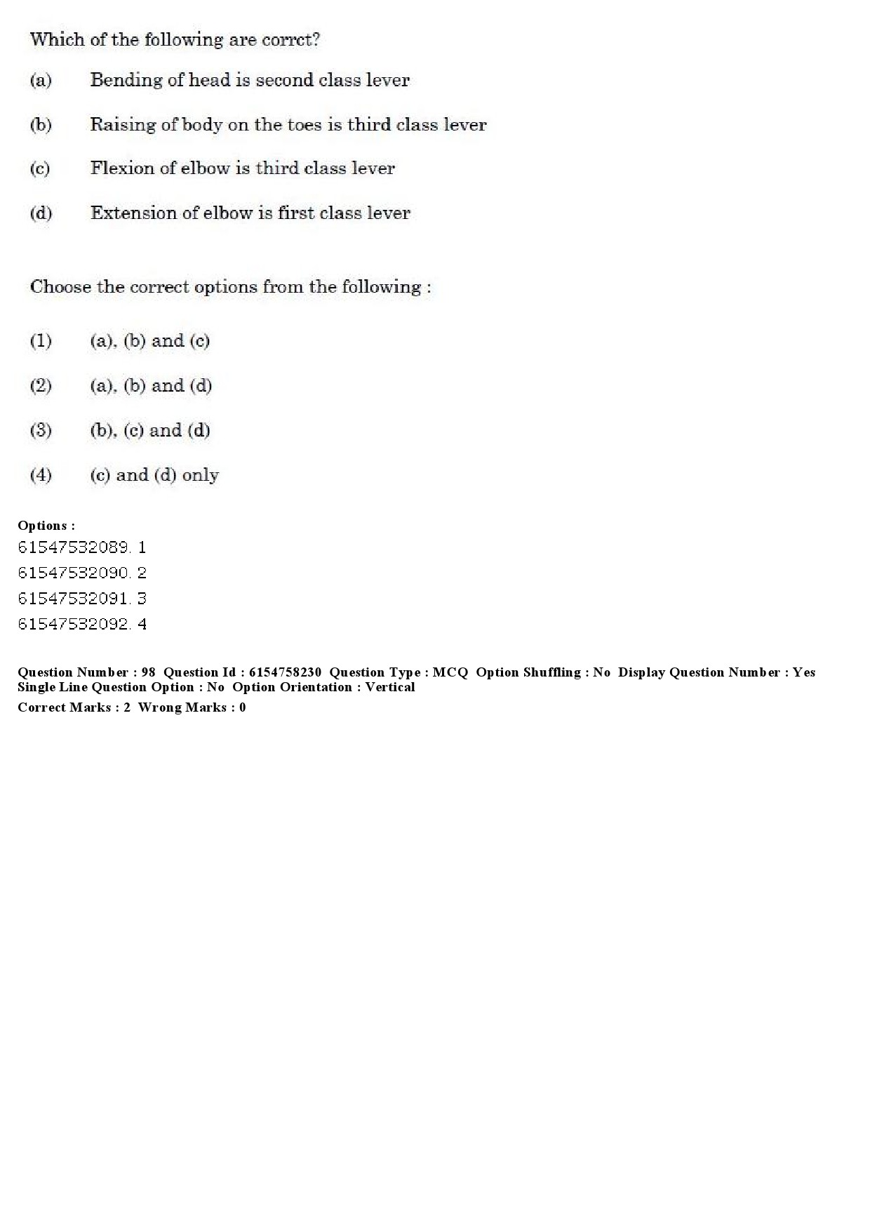 UGC NET Physical Education Question Paper December 2019 93