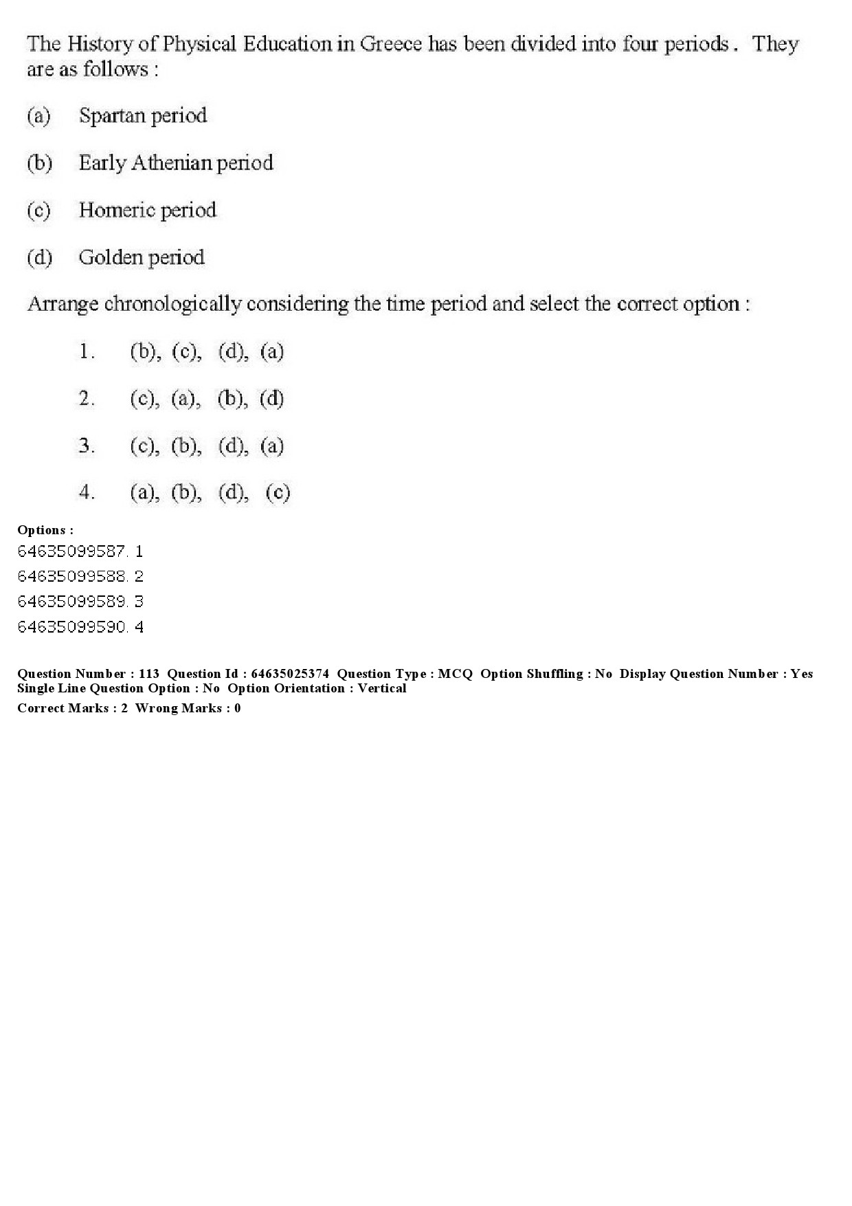 UGC NET Physical Education Question Paper June 2019 101