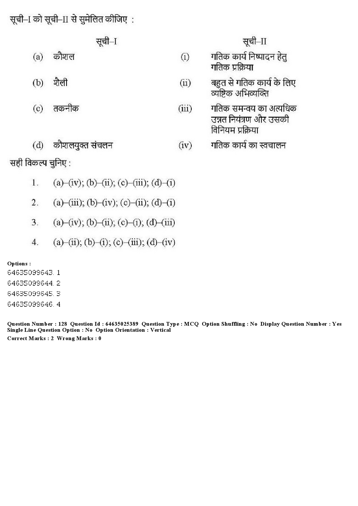 UGC NET Physical Education Question Paper June 2019 120