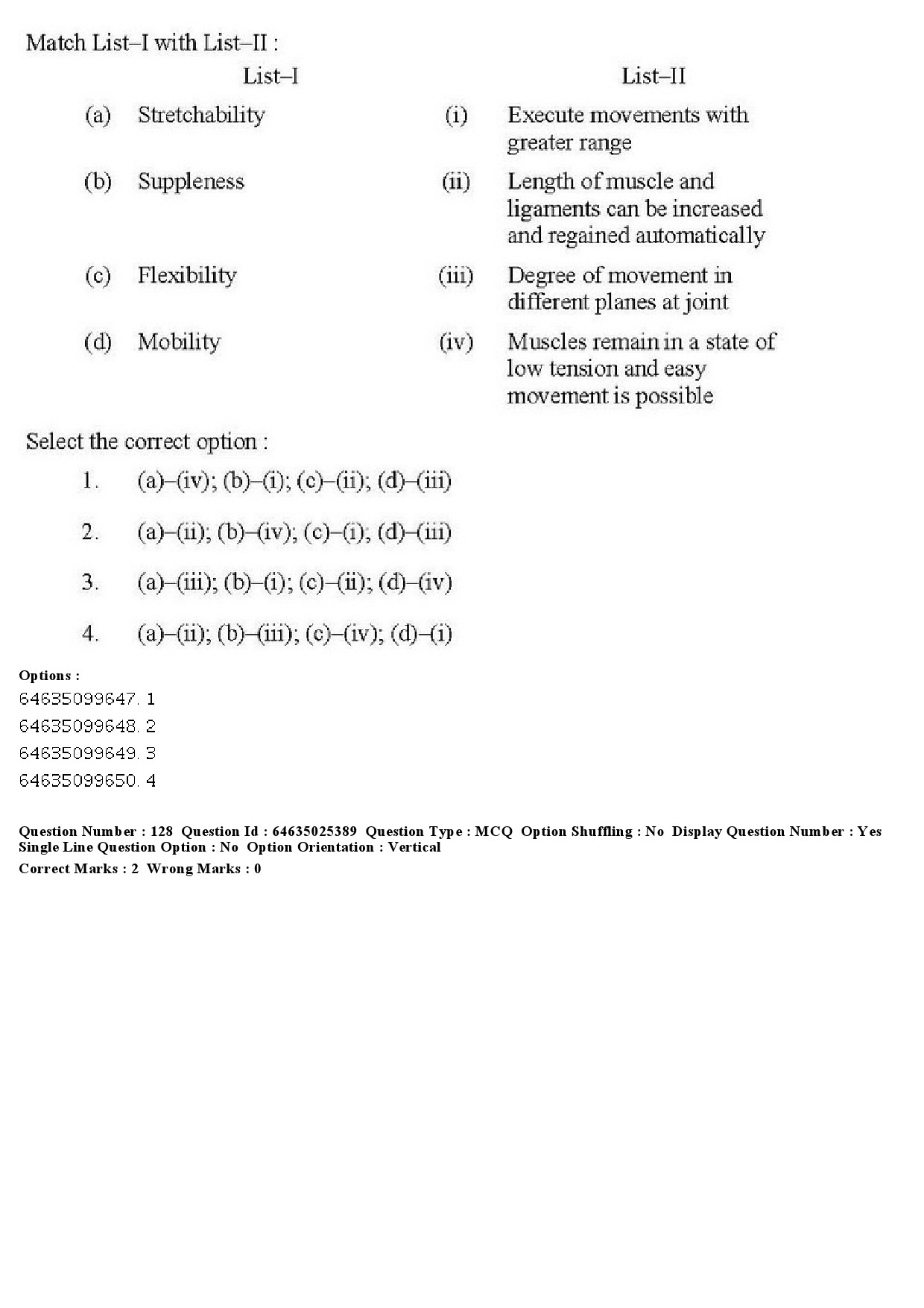 UGC NET Physical Education Question Paper June 2019 121