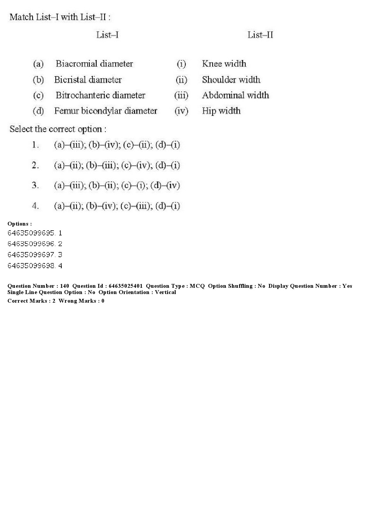 UGC NET Physical Education Question Paper June 2019 139