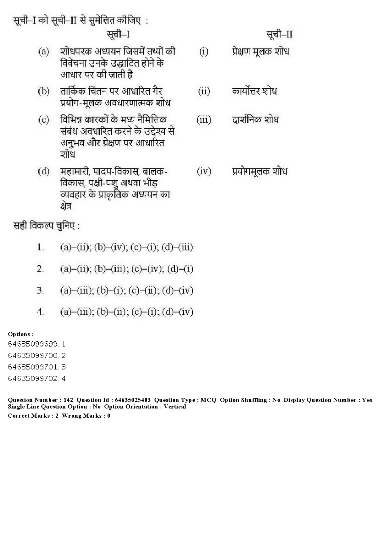 UGC NET Physical Education Question Paper June 2019 142