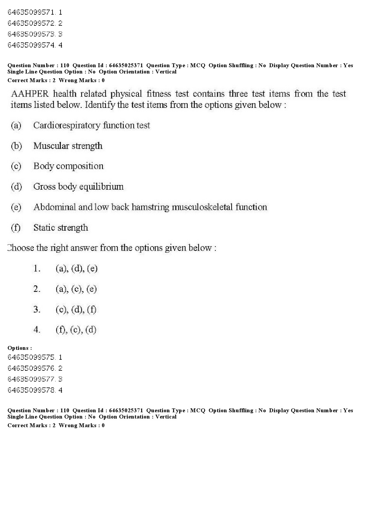 UGC NET Physical Education Question Paper June 2019 97