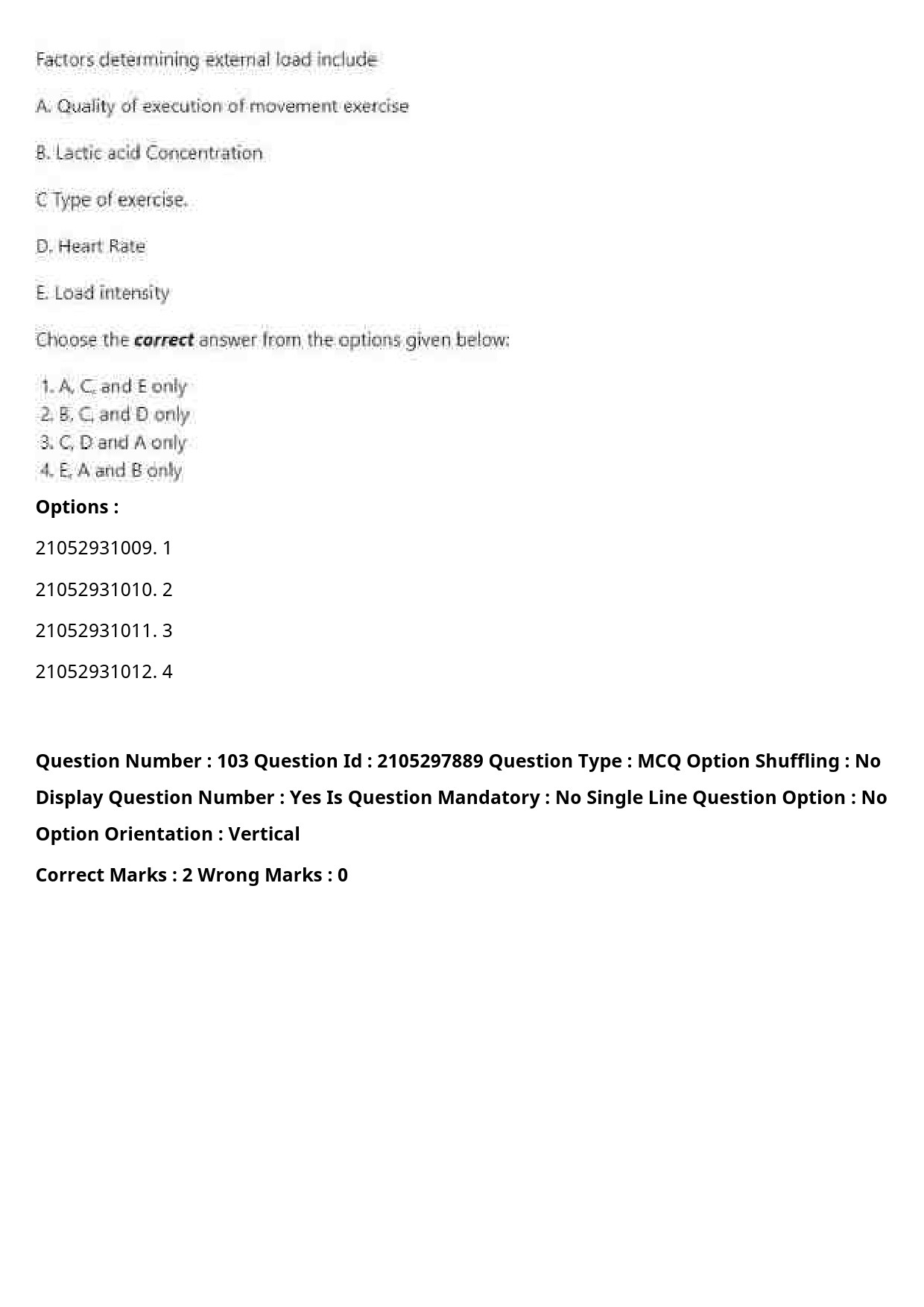 UGC NET Physical Education Question Paper September 2020 132