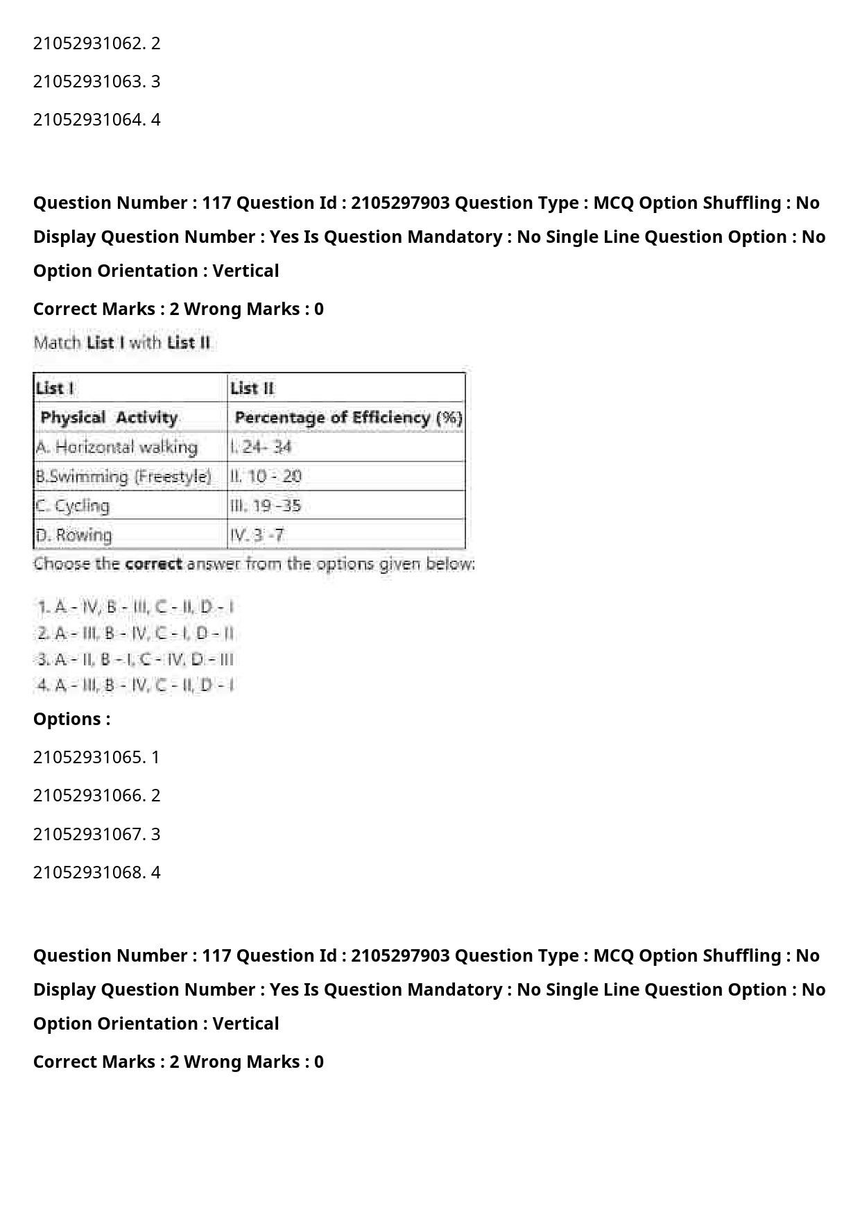 UGC NET Physical Education Question Paper September 2020 154