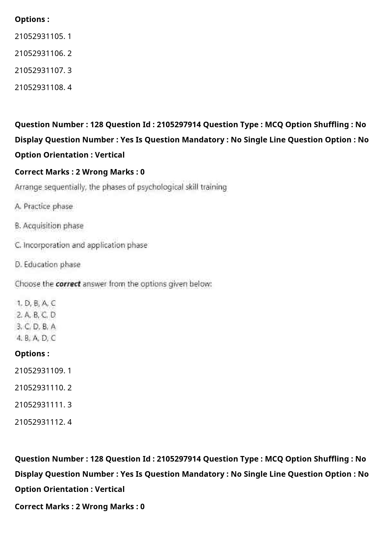 UGC NET Physical Education Question Paper September 2020 171