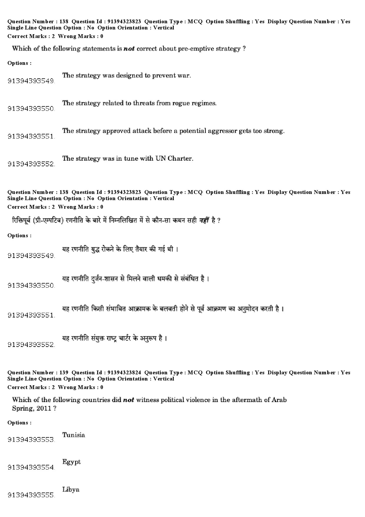 UGC NET Political Science Question Paper December 2018 125