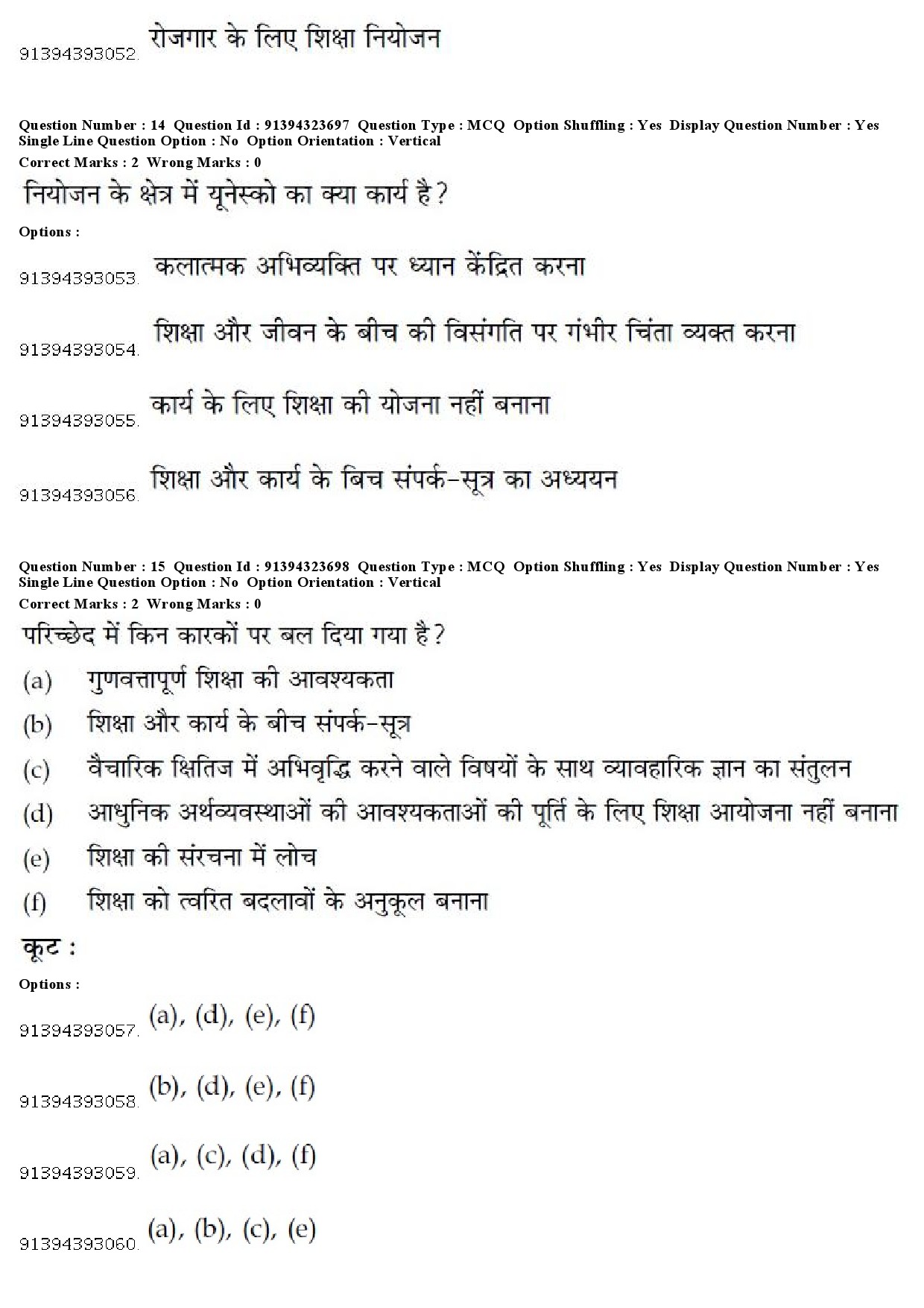 UGC NET Political Science Question Paper December 2018 15