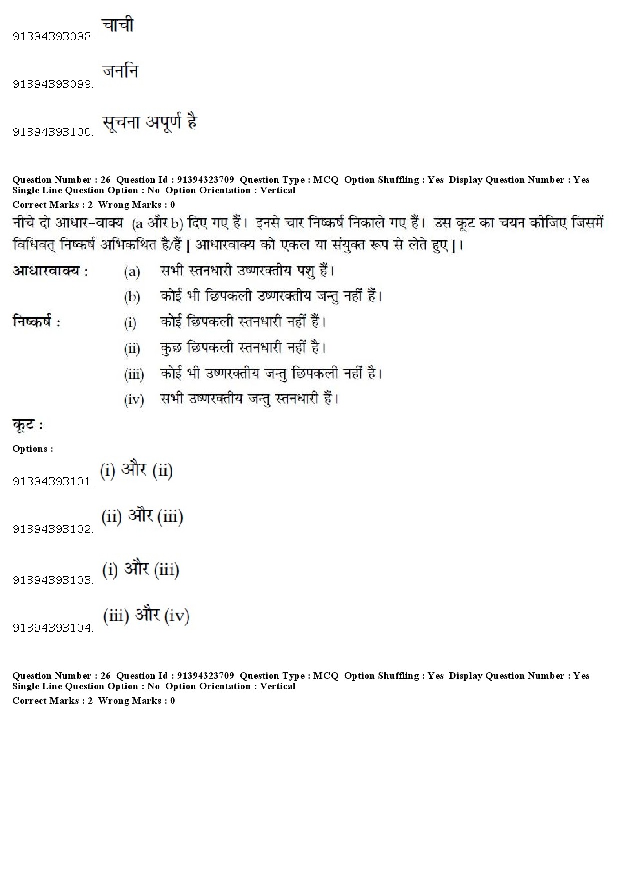 UGC NET Political Science Question Paper December 2018 24