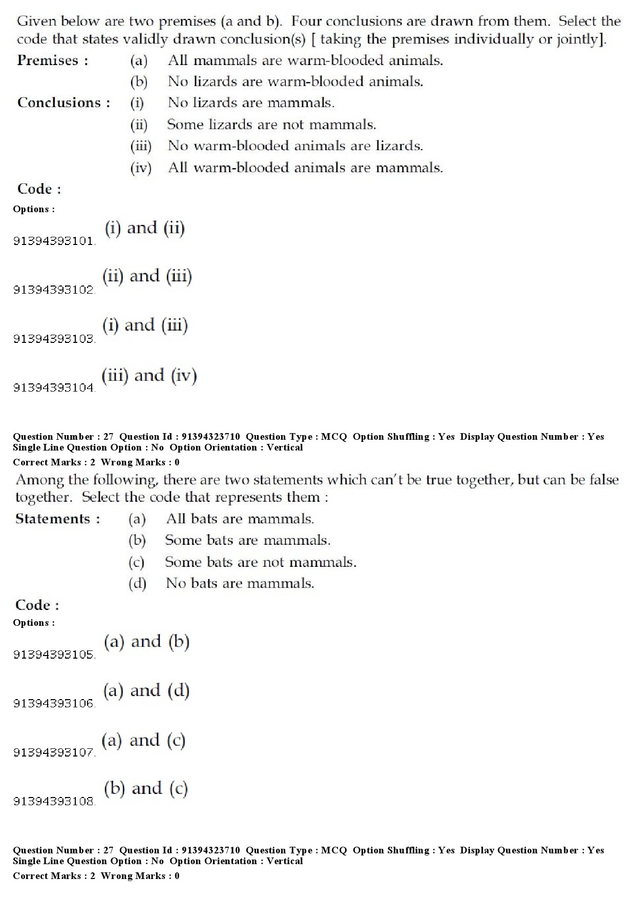 UGC NET Political Science Question Paper December 2018 25