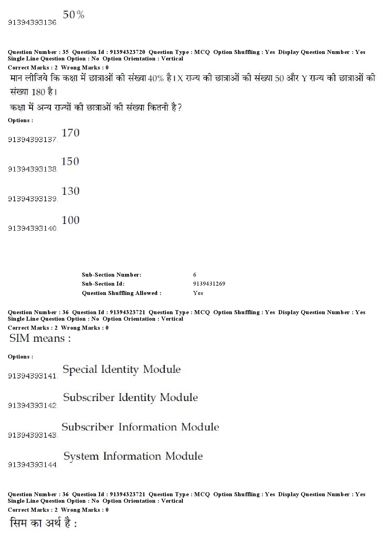 UGC NET Political Science Question Paper December 2018 35