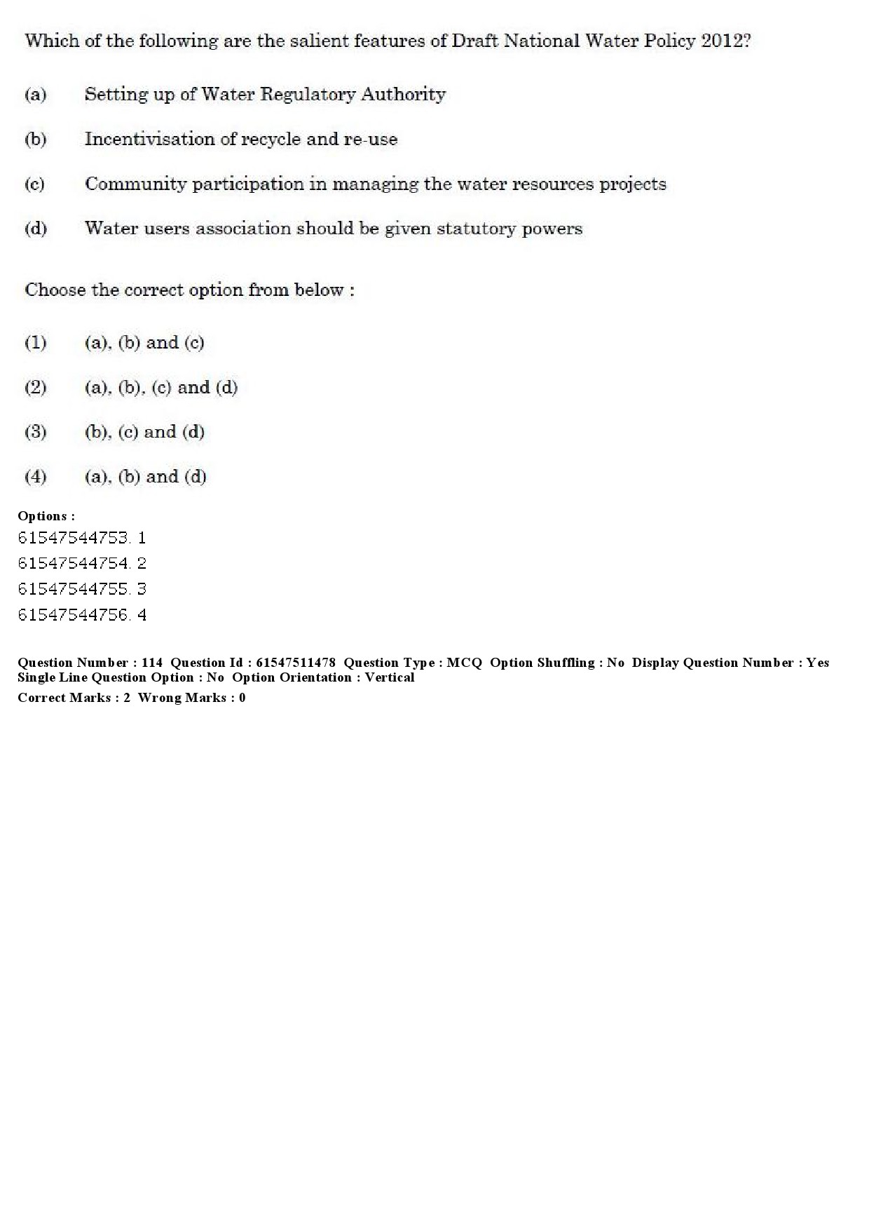 UGC NET Political Science Question Paper December 2019 110