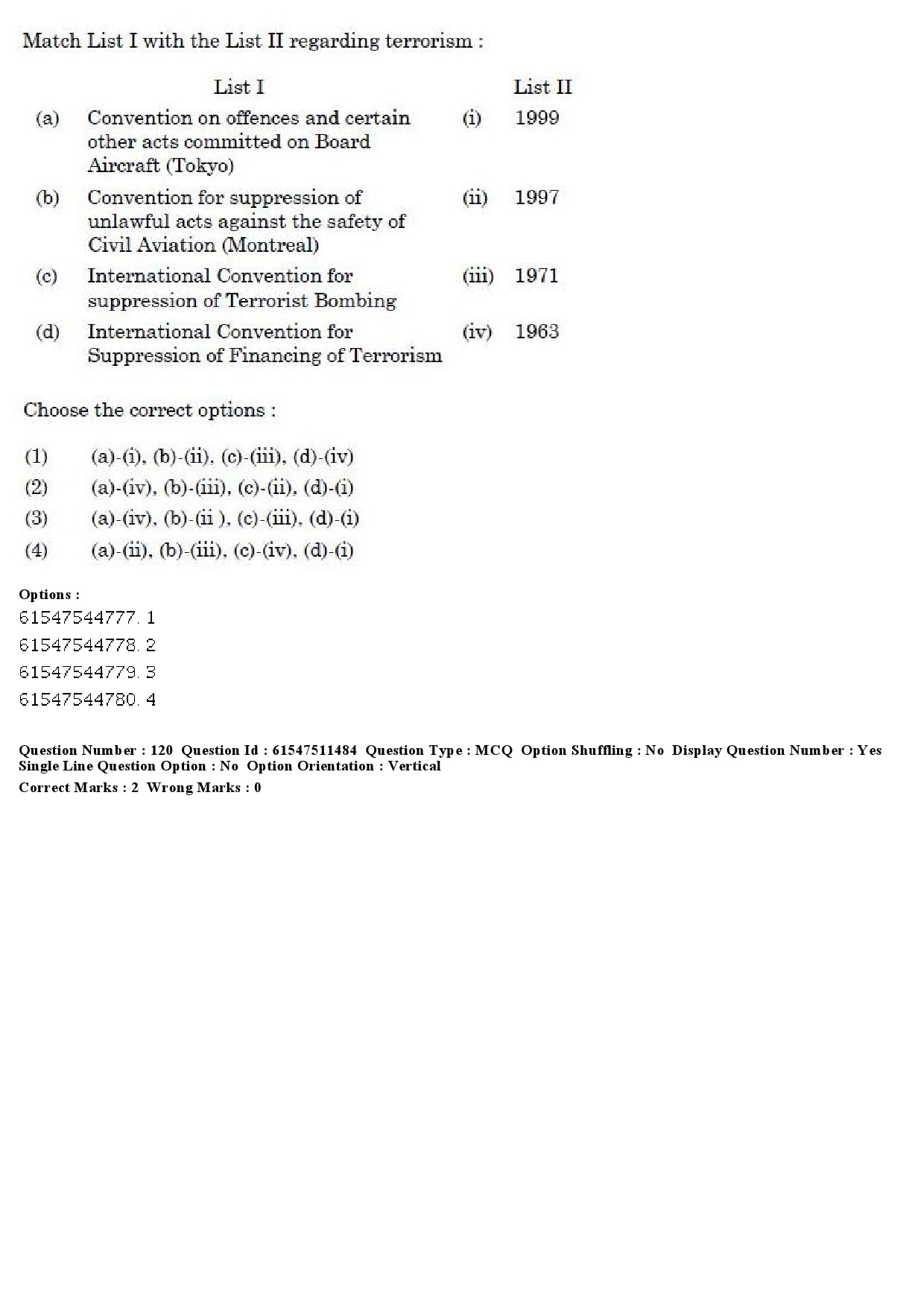 UGC NET Political Science Question Paper December 2019 122