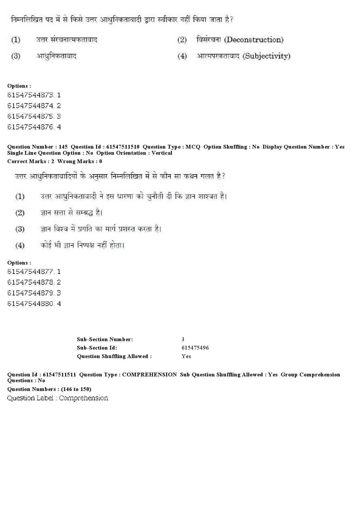 UGC NET Political Science Question Paper December 2019 155