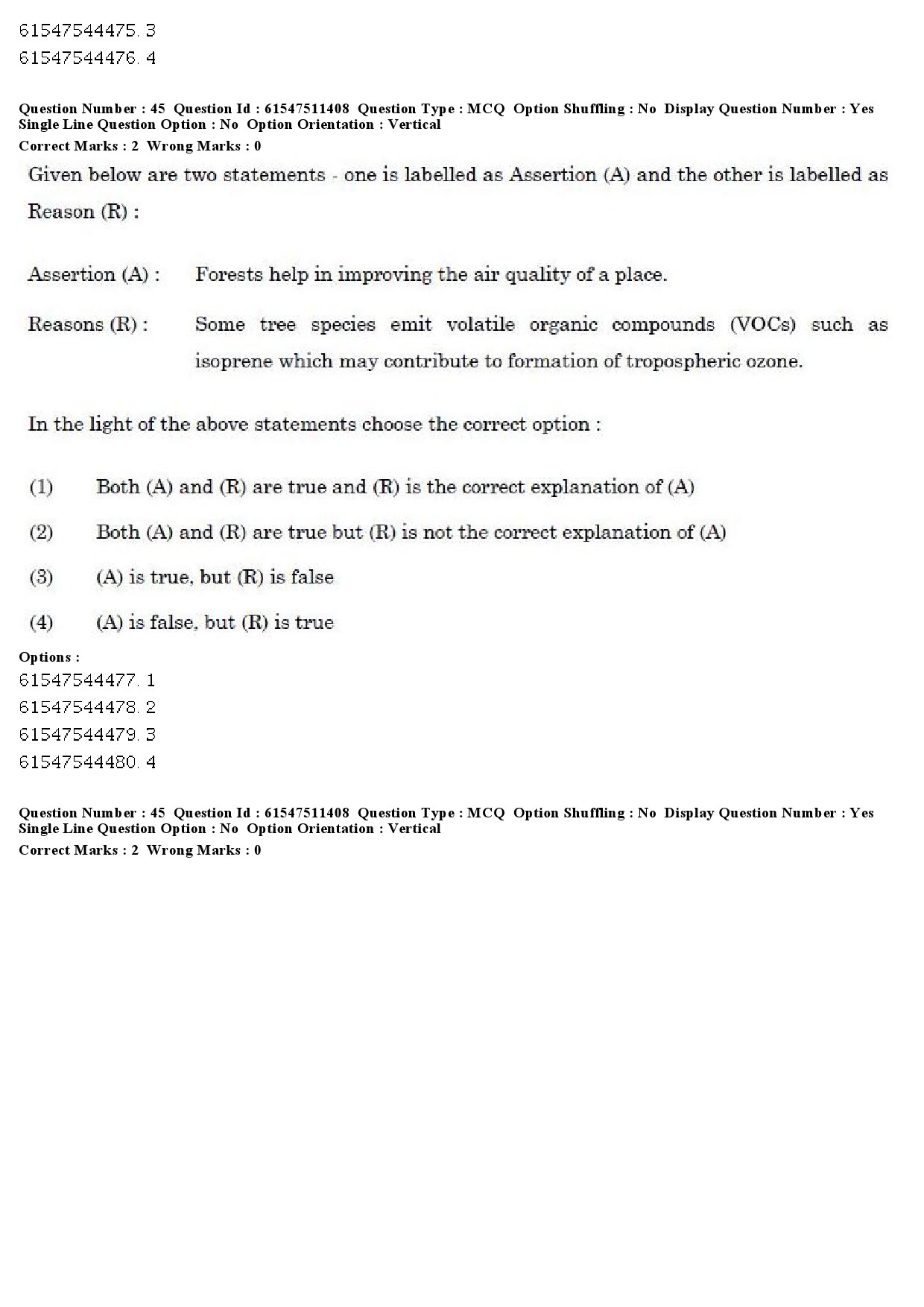 UGC NET Political Science Question Paper December 2019 47