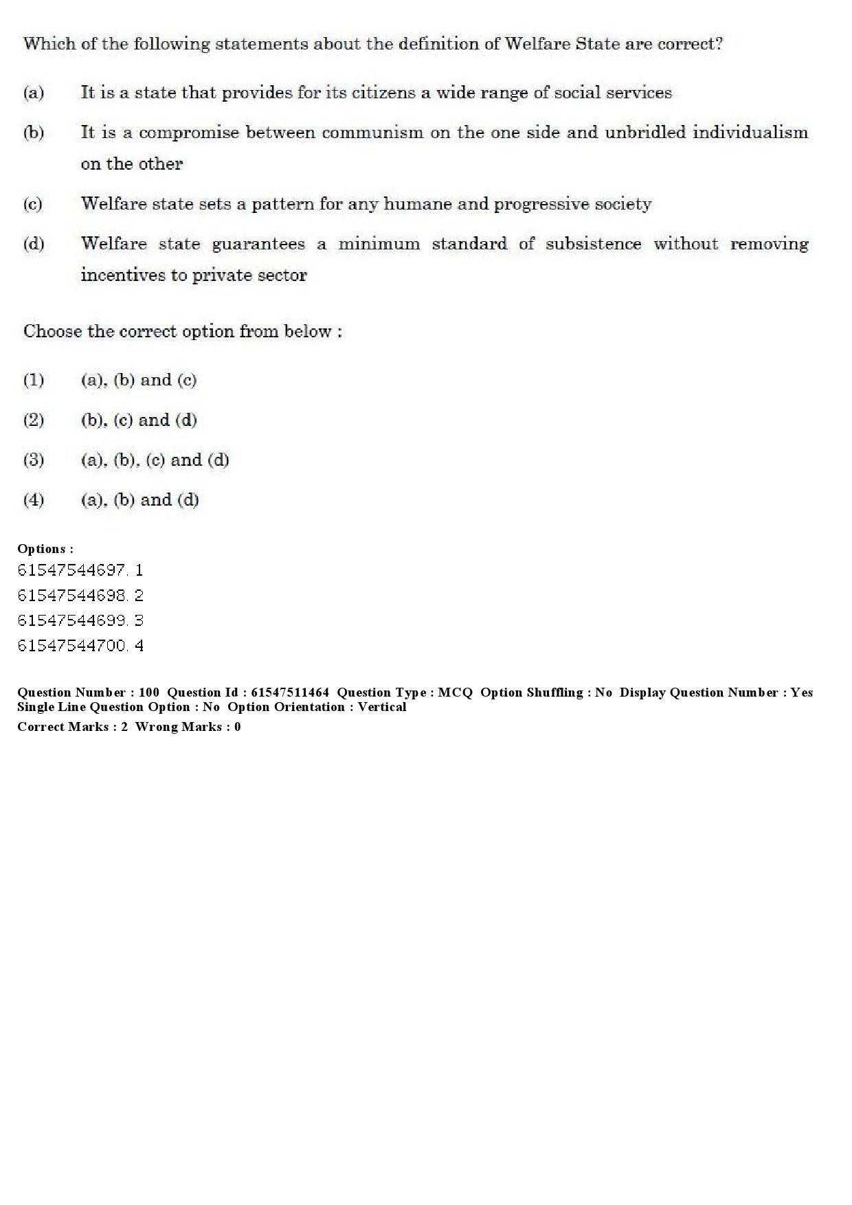 UGC NET Political Science Question Paper December 2019 89