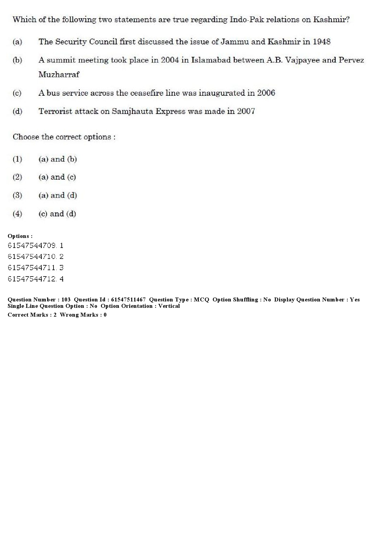 UGC NET Political Science Question Paper December 2019 95