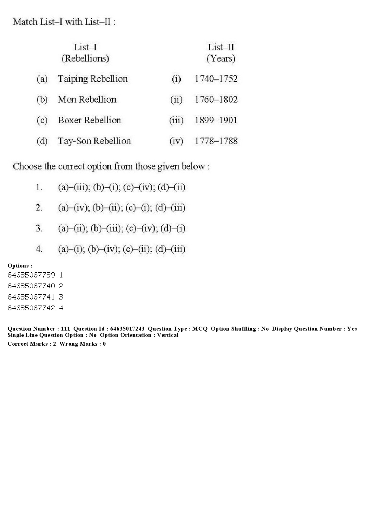 UGC NET Political Science Question Paper June 2019 113