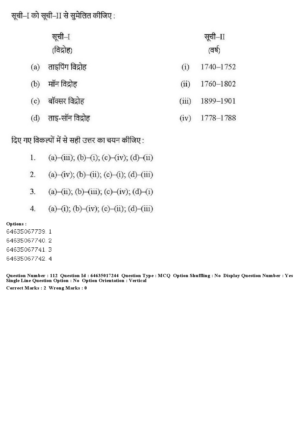 UGC NET Political Science Question Paper June 2019 114