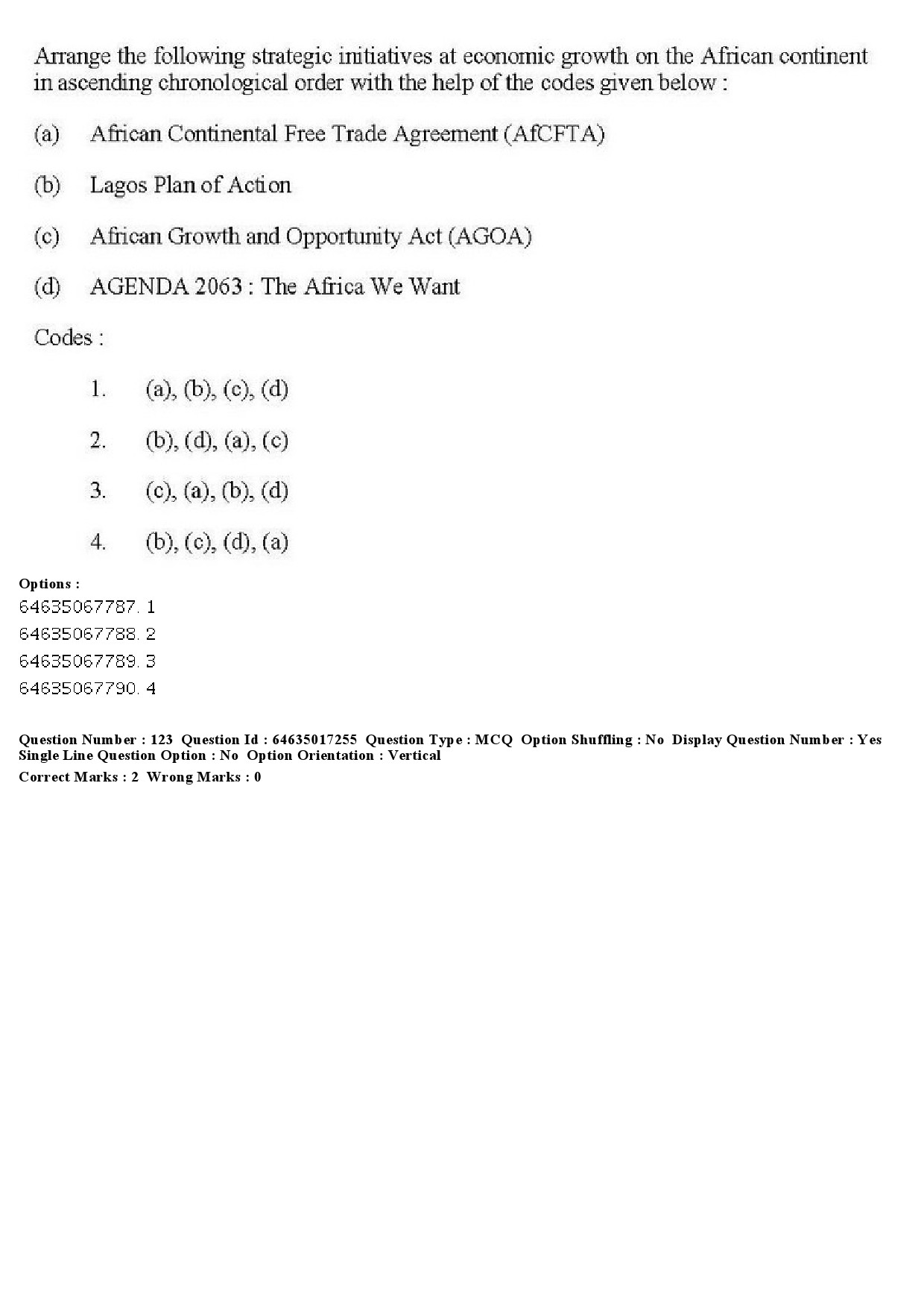 UGC NET Political Science Question Paper June 2019 125