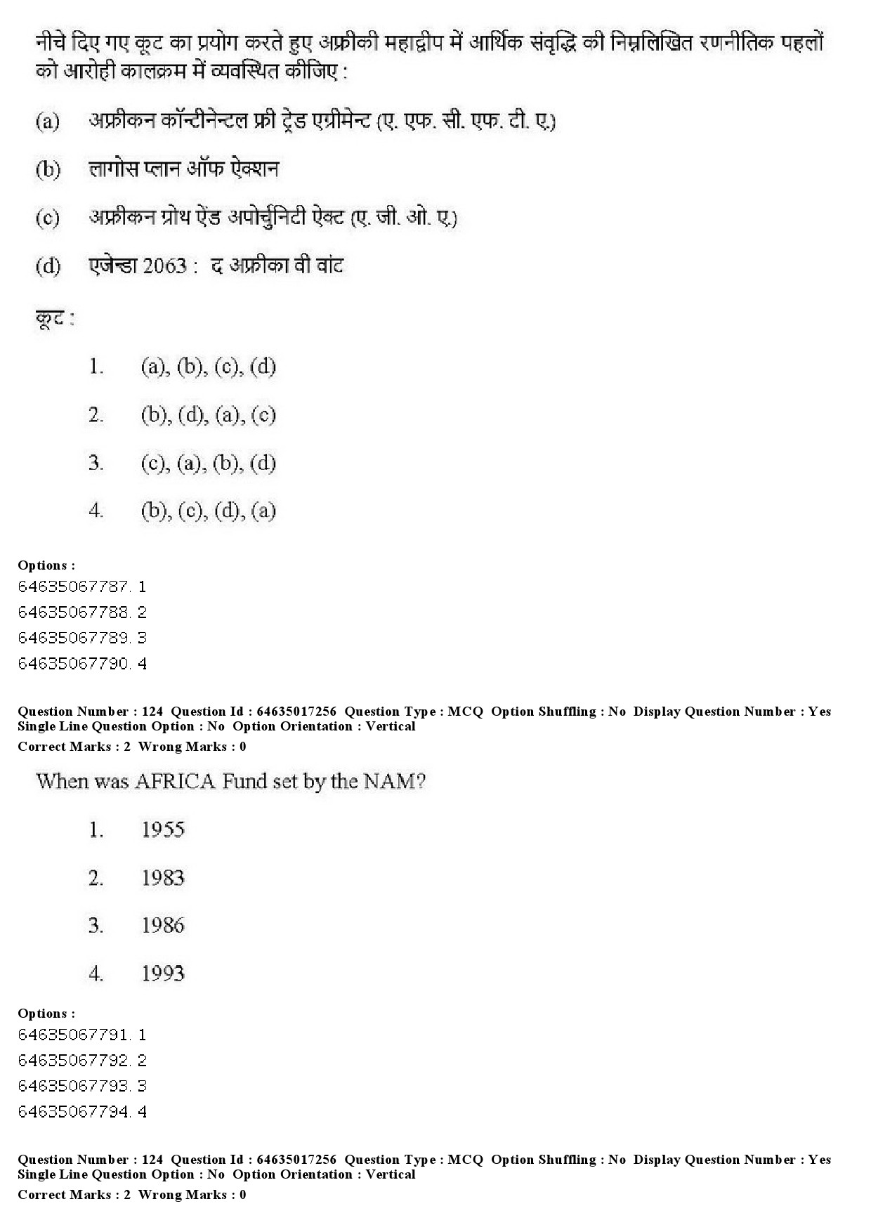 UGC NET Political Science Question Paper June 2019 126