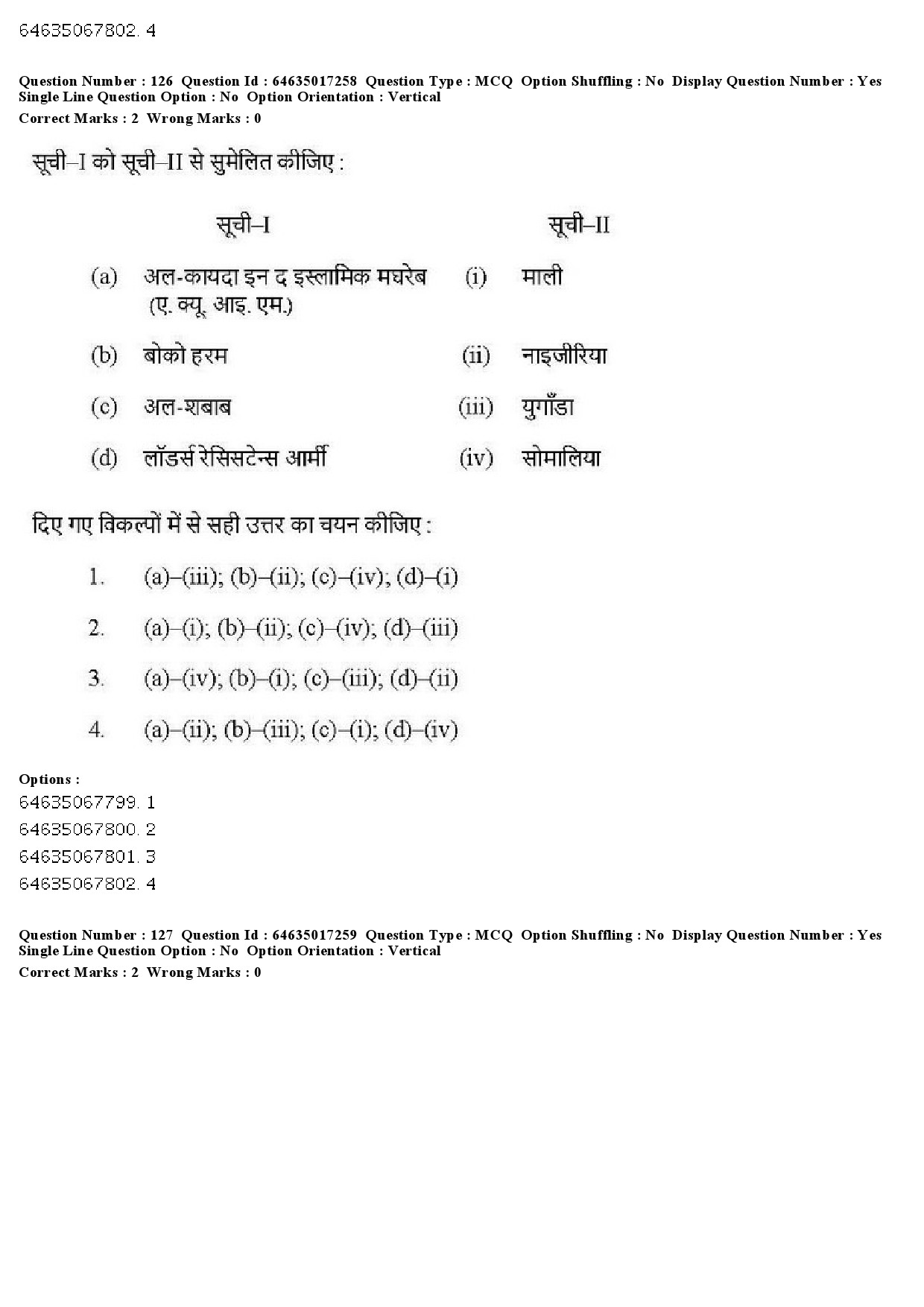 UGC NET Political Science Question Paper June 2019 129