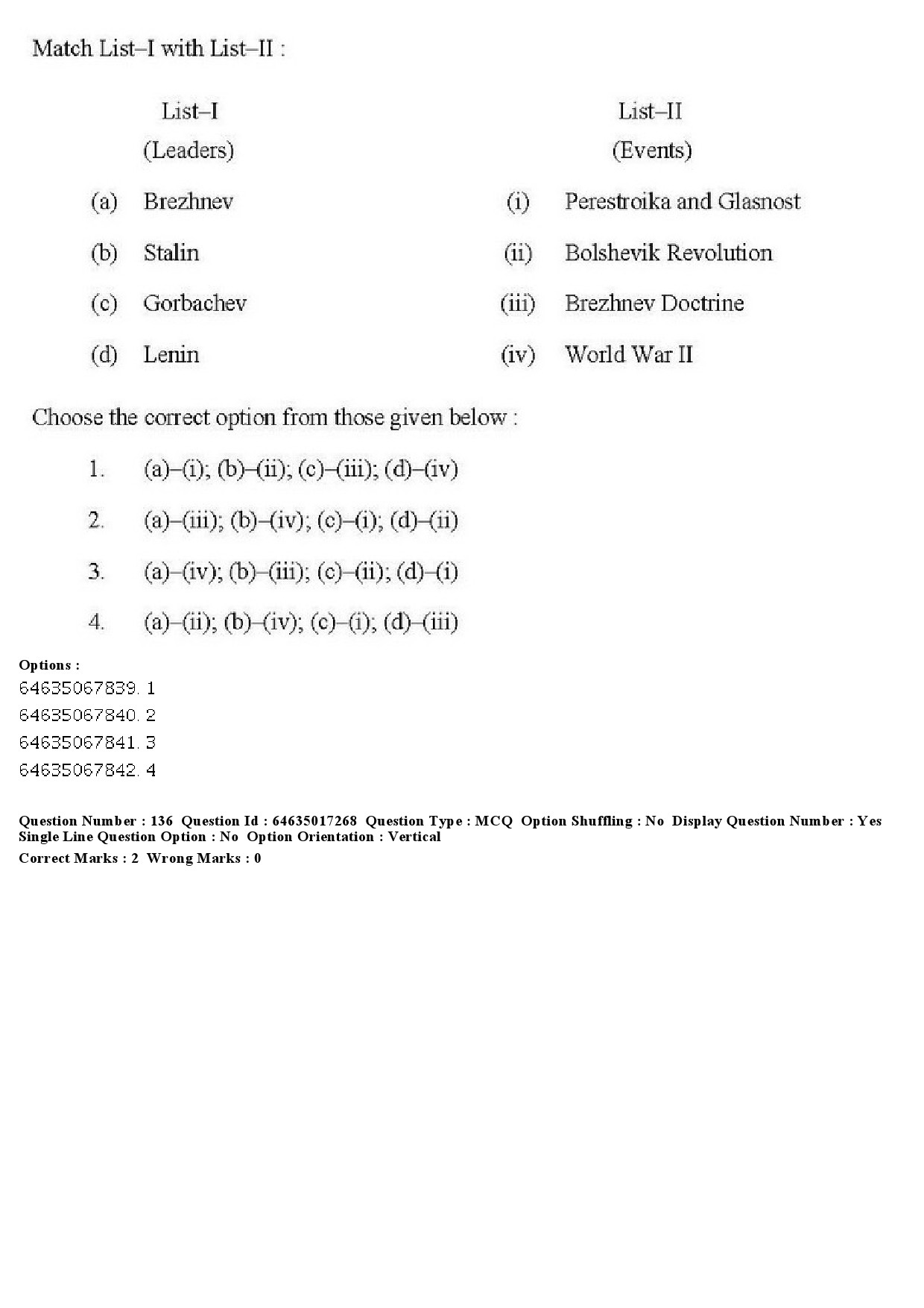 UGC NET Political Science Question Paper June 2019 139