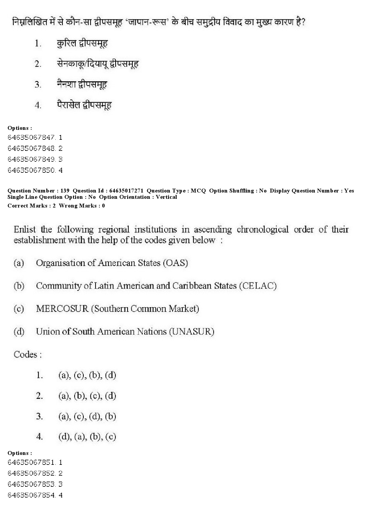 UGC NET Political Science Question Paper June 2019 142